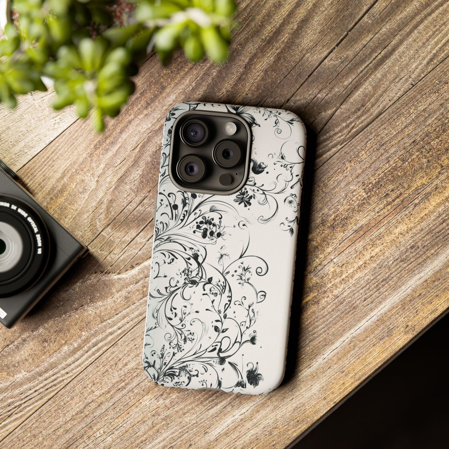 Floral Vine Tough Phone Case