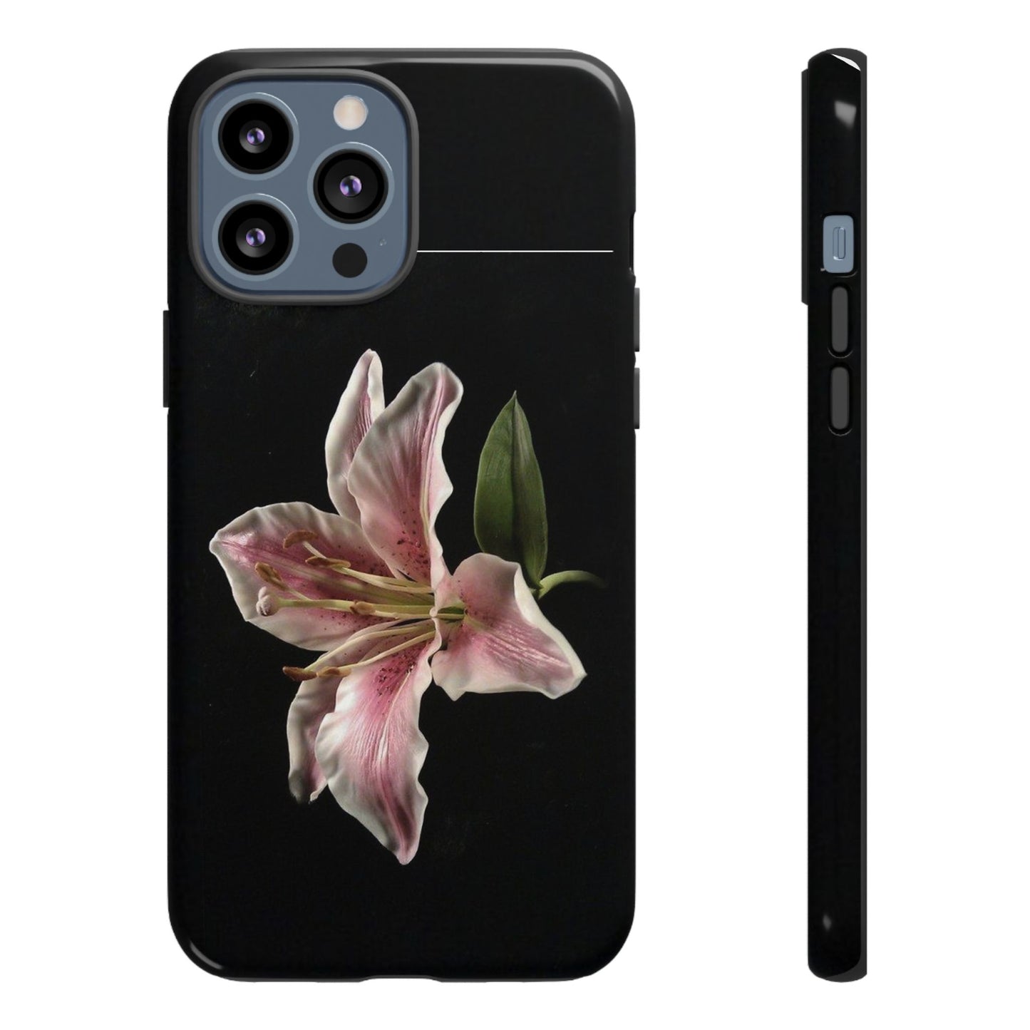 Pink Lily Tough Phone Case — Slim Protective Floral iPhone Cover