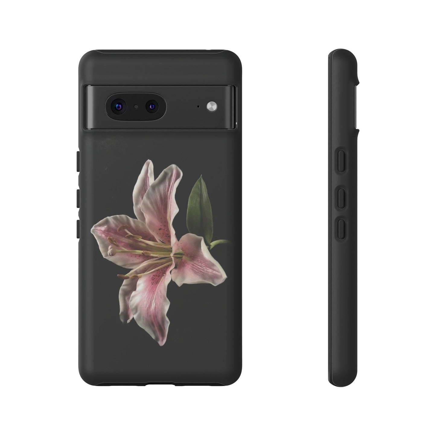 Pink Lily Tough Phone Case — Slim Protective Floral iPhone Cover