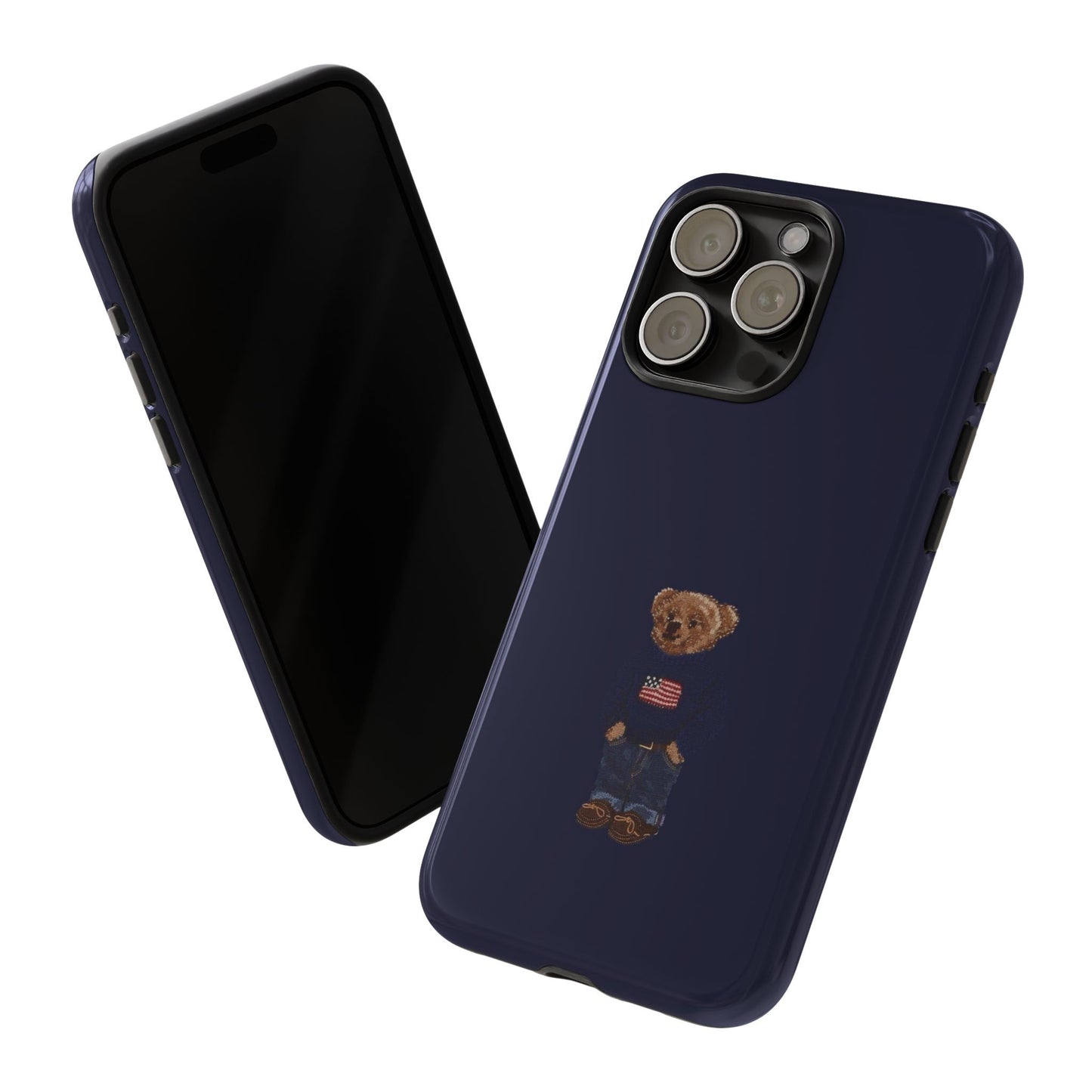 Patriotic Polo Bear Phone Case — Slim Tough Protective iPhone Cover