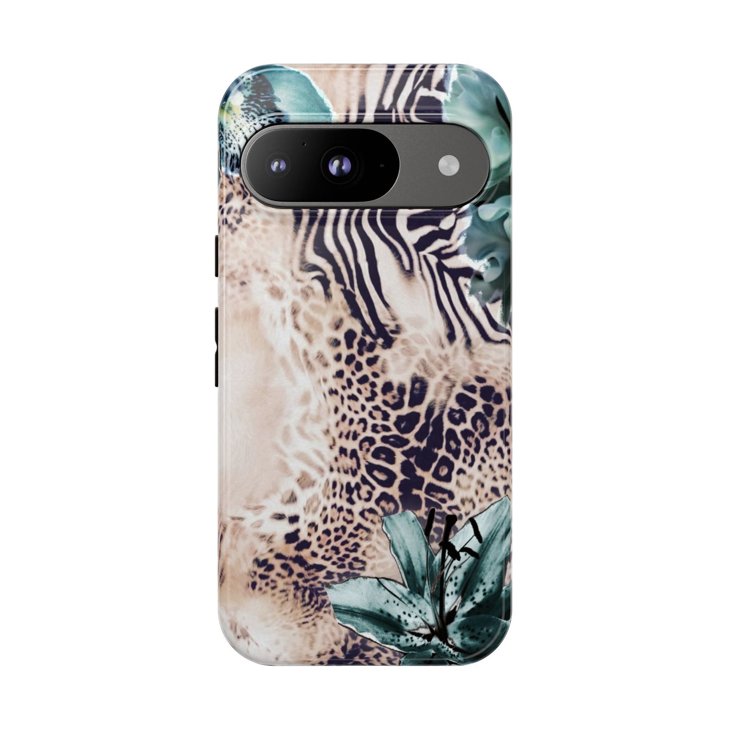 Tough Cases - Tropical Leopard & Zebra Phone Case