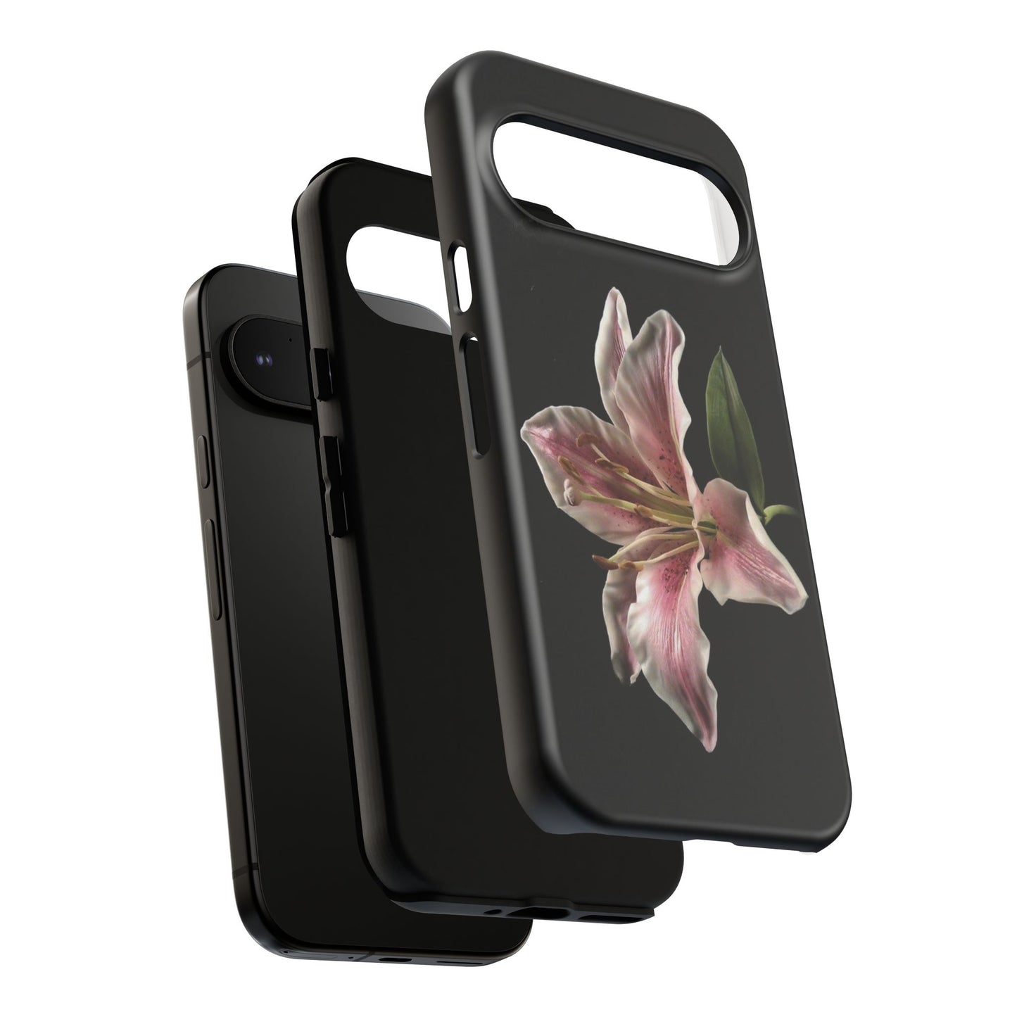 Pink Lily Tough Phone Case — Slim Protective Floral iPhone Cover