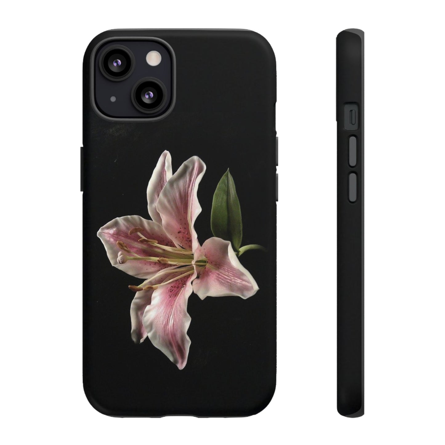 Pink Lily Tough Phone Case — Slim Protective Floral iPhone Cover