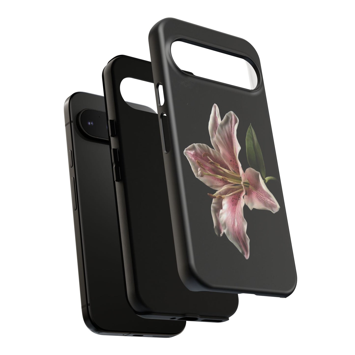 Pink Lily Tough Phone Case — Slim Protective Floral iPhone Cover
