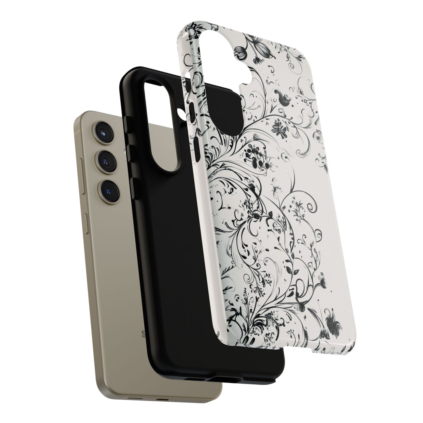 Floral Vine Tough Phone Case