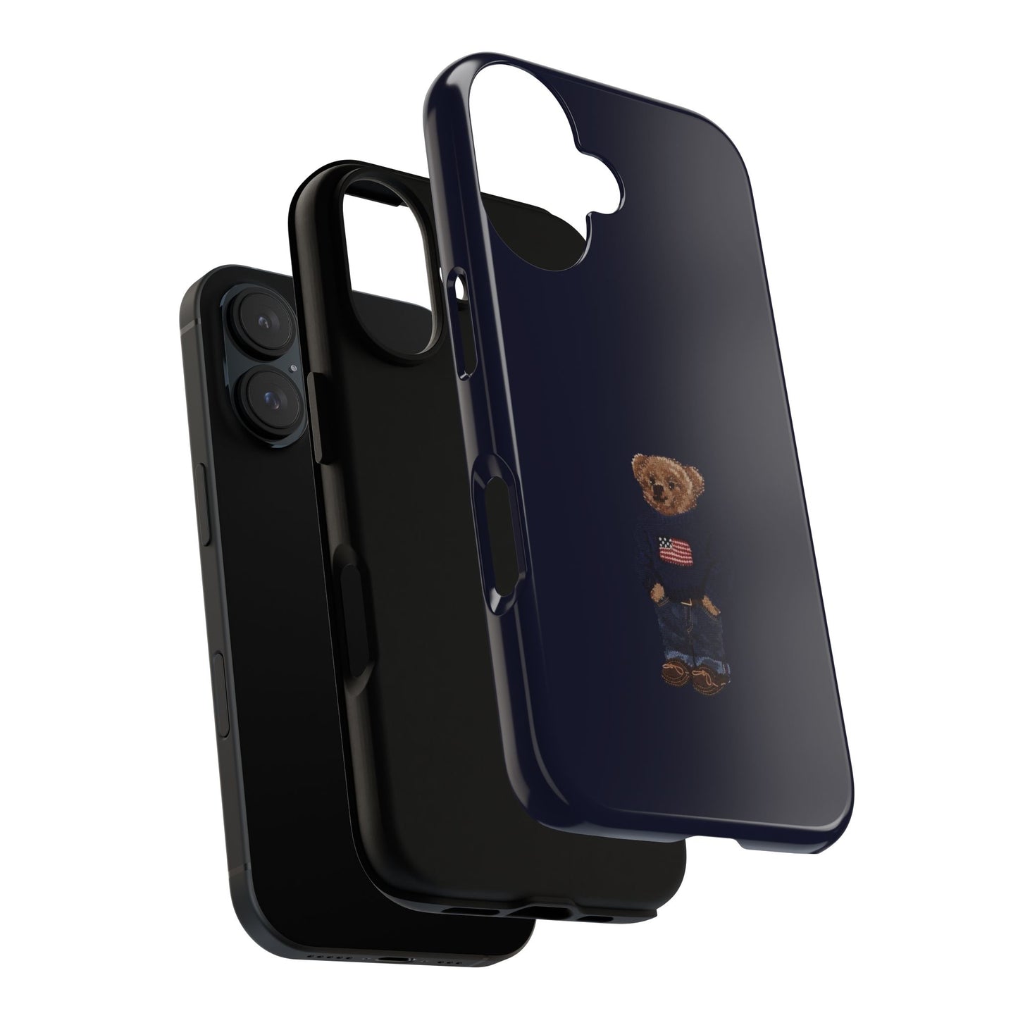 Patriotic Polo Bear Phone Case — Slim Tough Protective iPhone Cover