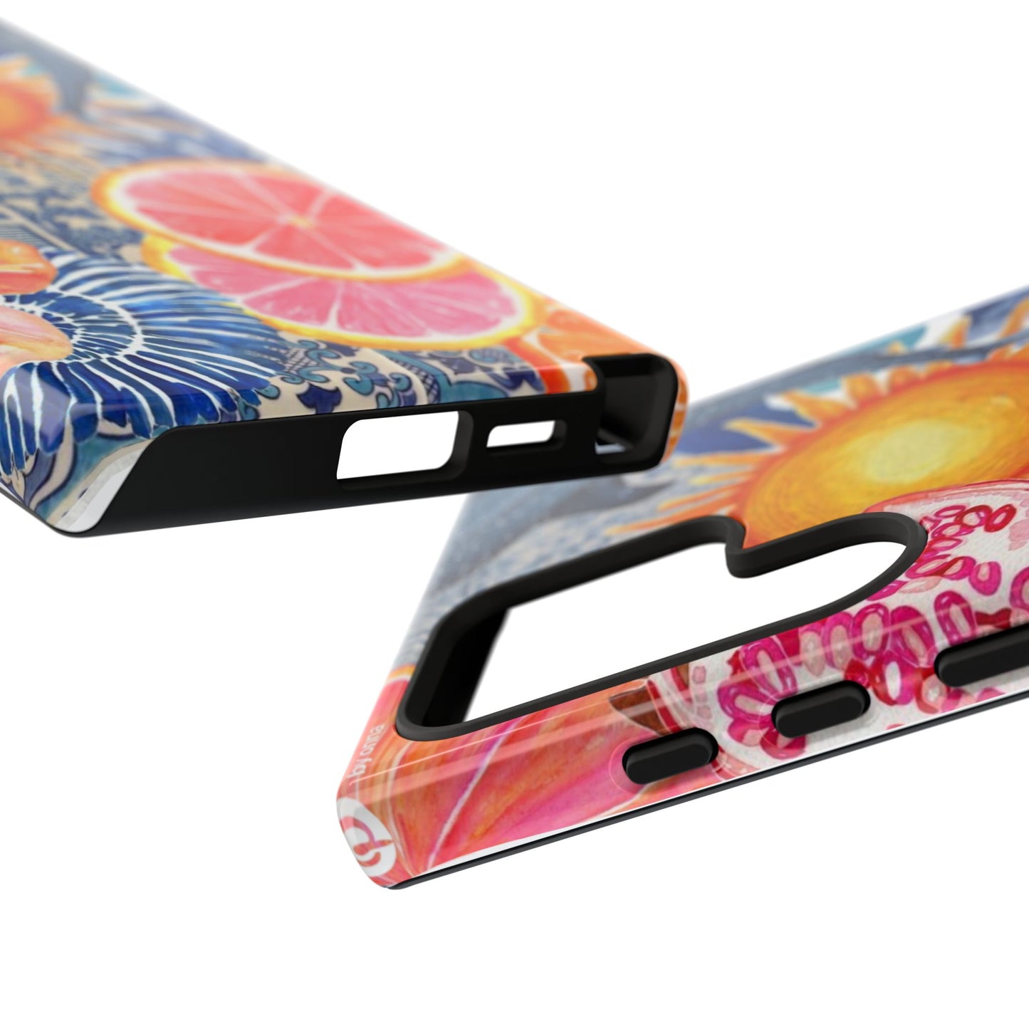 Tough Cases — Tropical Citrus Sun & Dolphin Phone Case