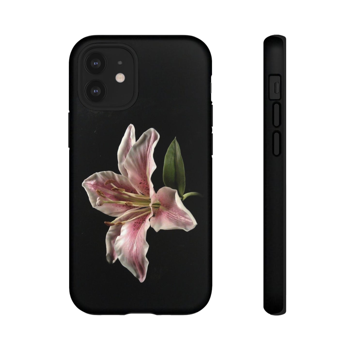 Pink Lily Tough Phone Case — Slim Protective Floral iPhone Cover