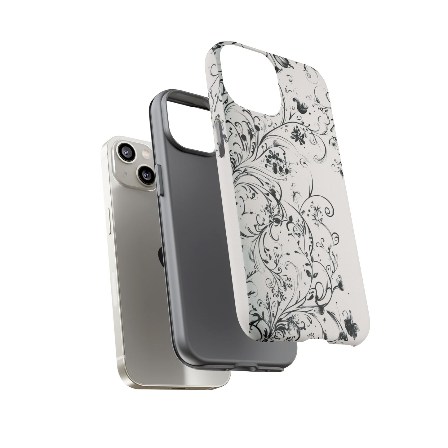 Floral Vine Tough Phone Case