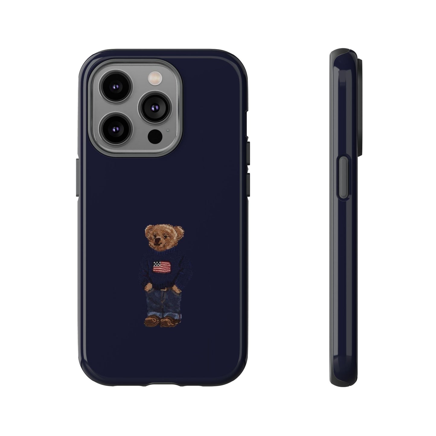 Patriotic Polo Bear Phone Case — Slim Tough Protective iPhone Cover
