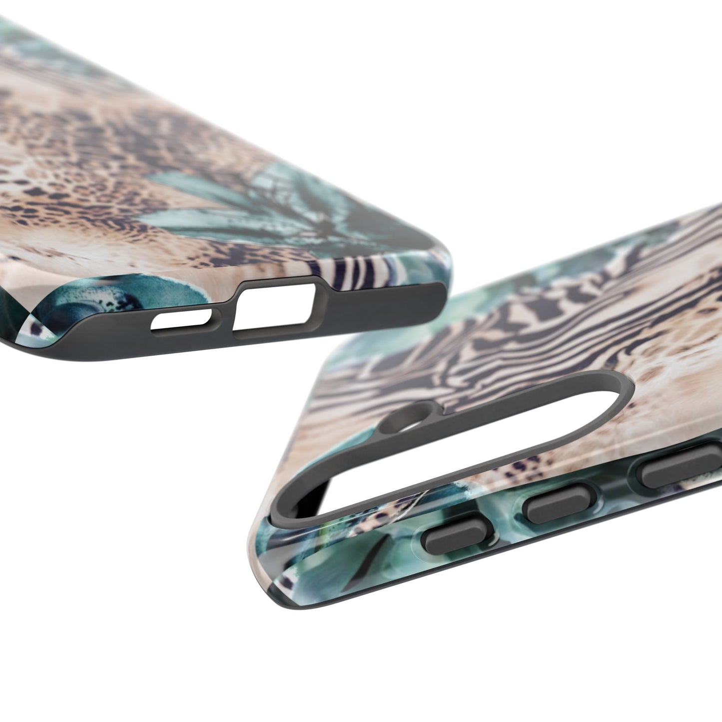 Tough Cases - Tropical Leopard & Zebra Phone Case