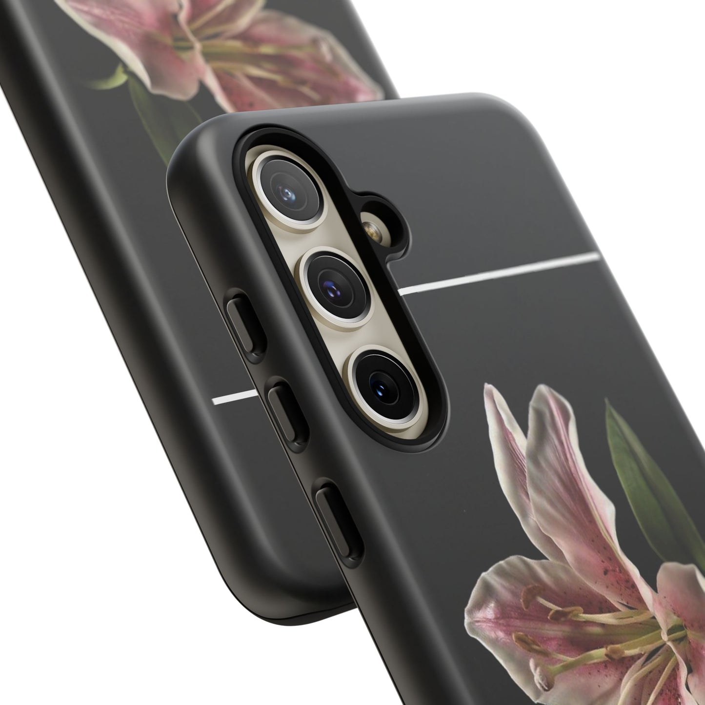 Pink Lily Tough Phone Case — Slim Protective Floral iPhone Cover