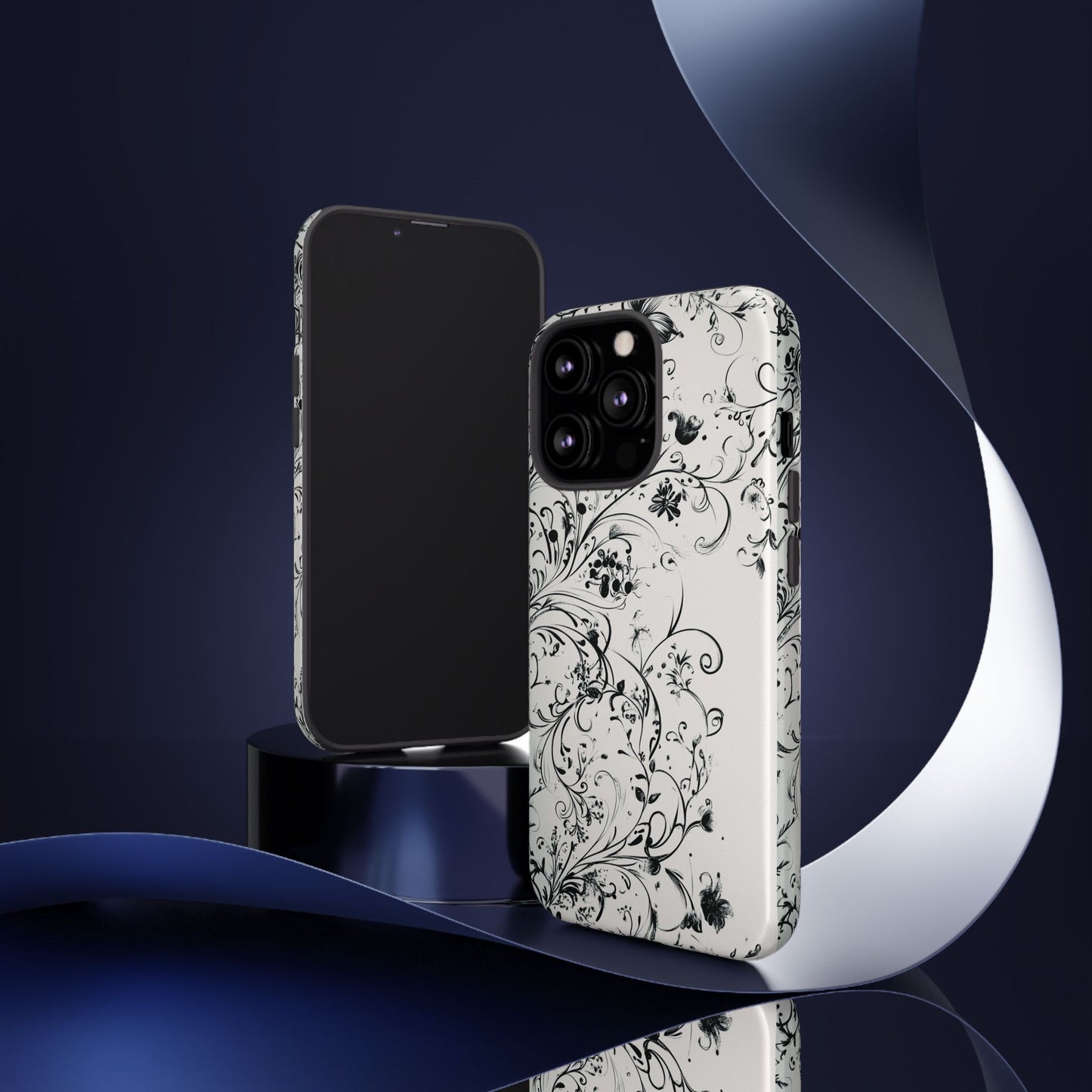 Floral Vine Tough Phone Case