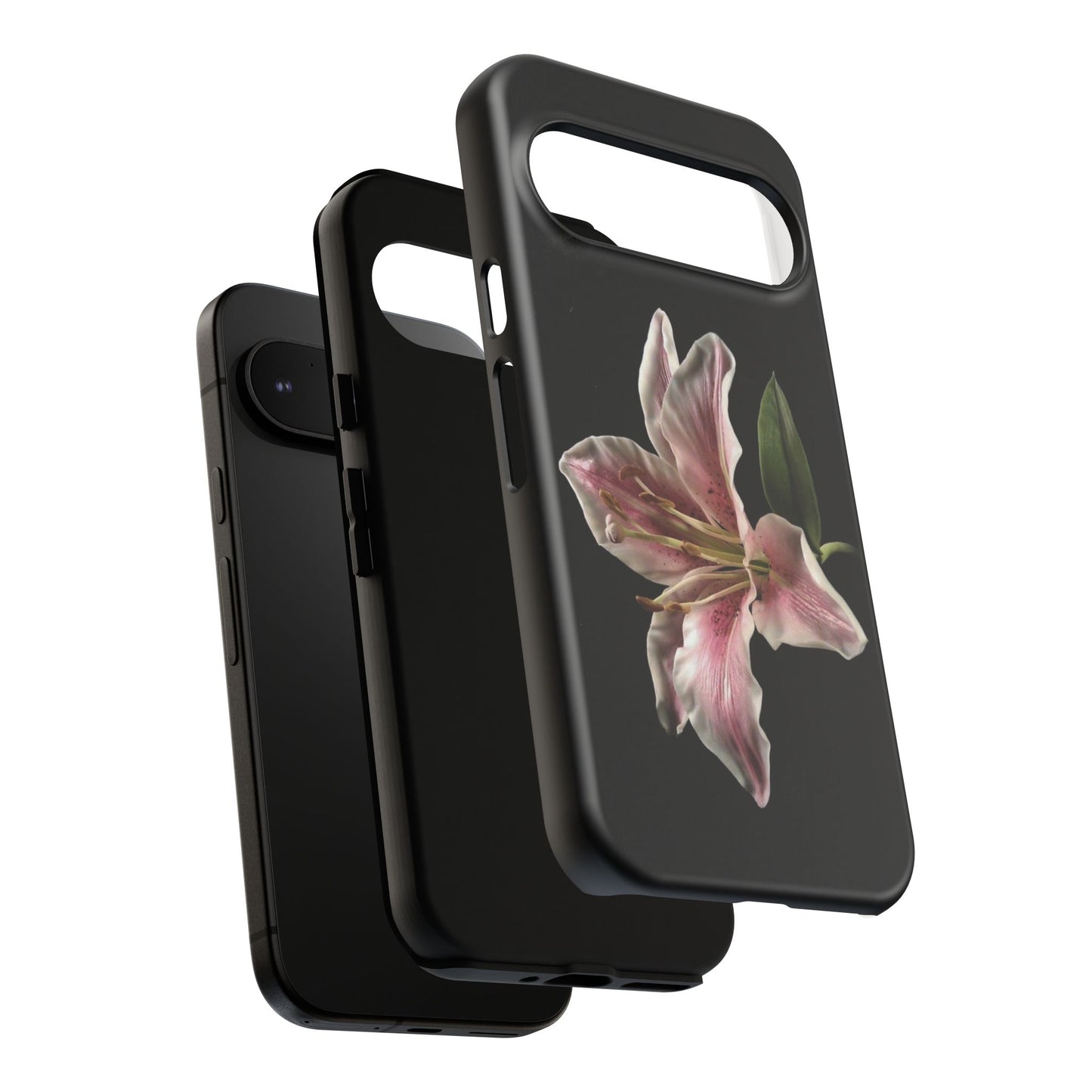 Pink Lily Tough Phone Case — Slim Protective Floral iPhone Cover