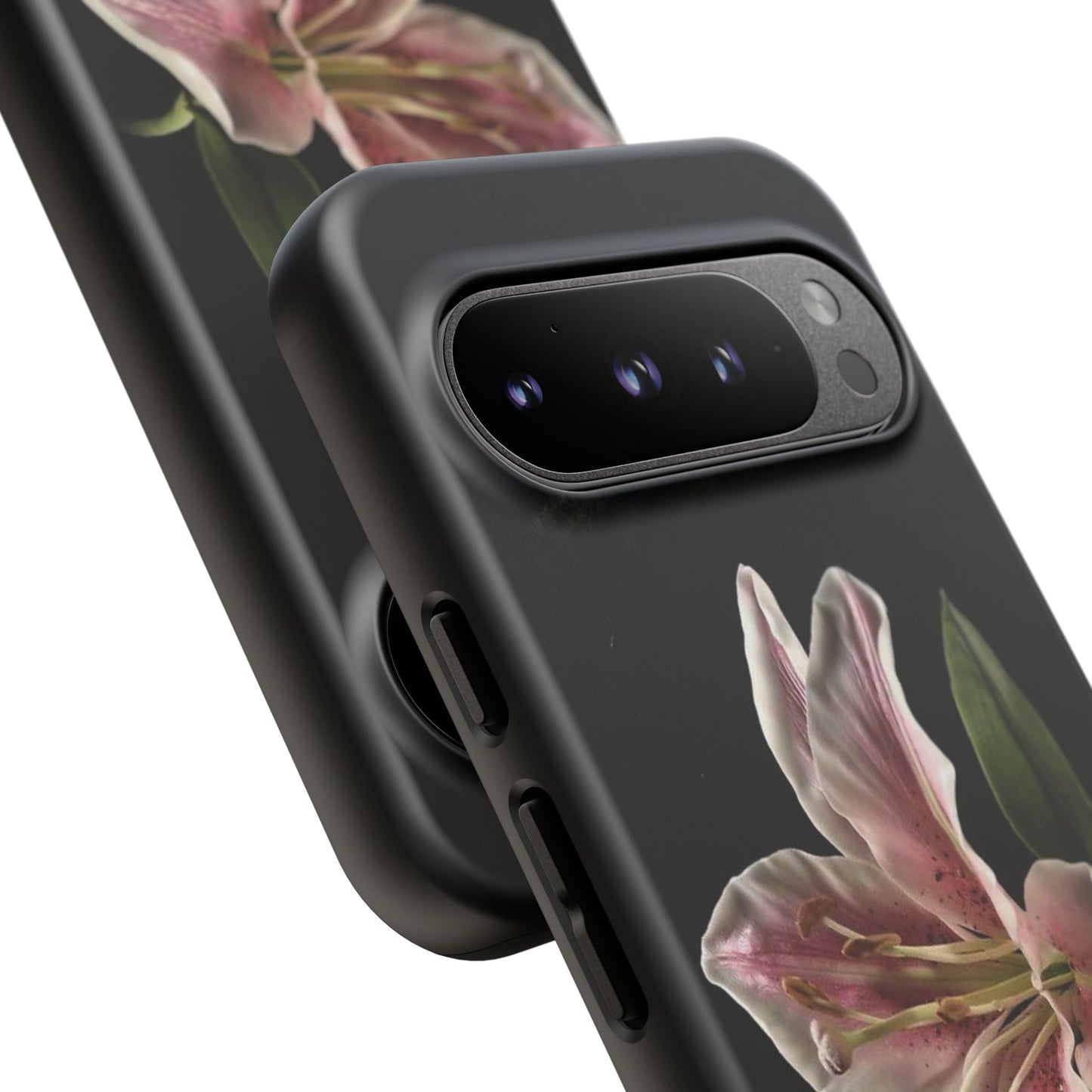 Pink Lily Tough Phone Case — Slim Protective Floral iPhone Cover