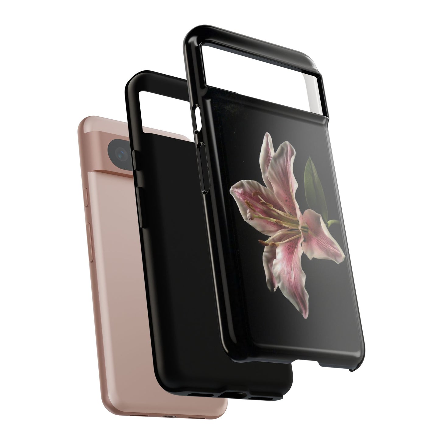 Pink Lily Tough Phone Case — Slim Protective Floral iPhone Cover