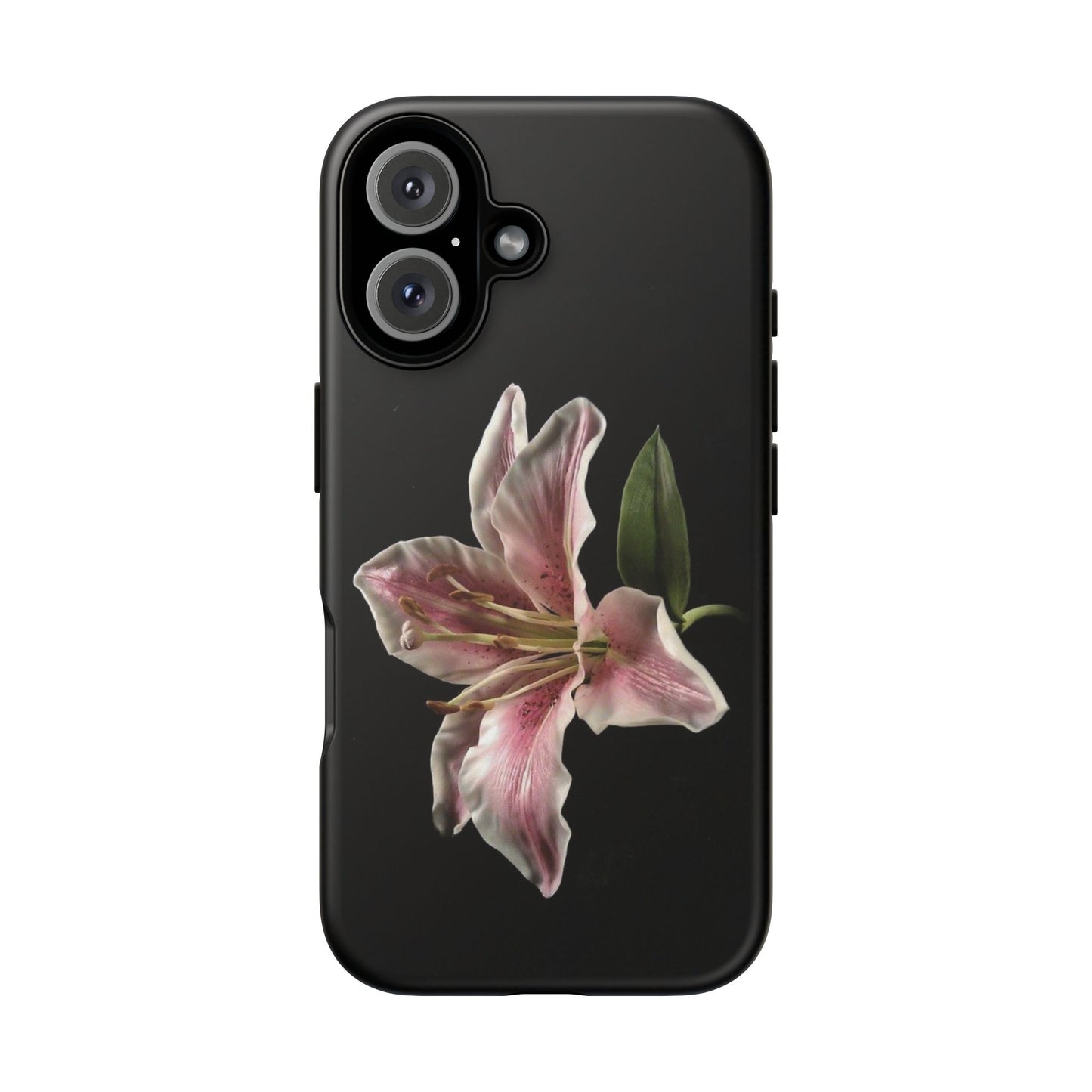 Pink Lily Tough Phone Case — Slim Protective Floral iPhone Cover