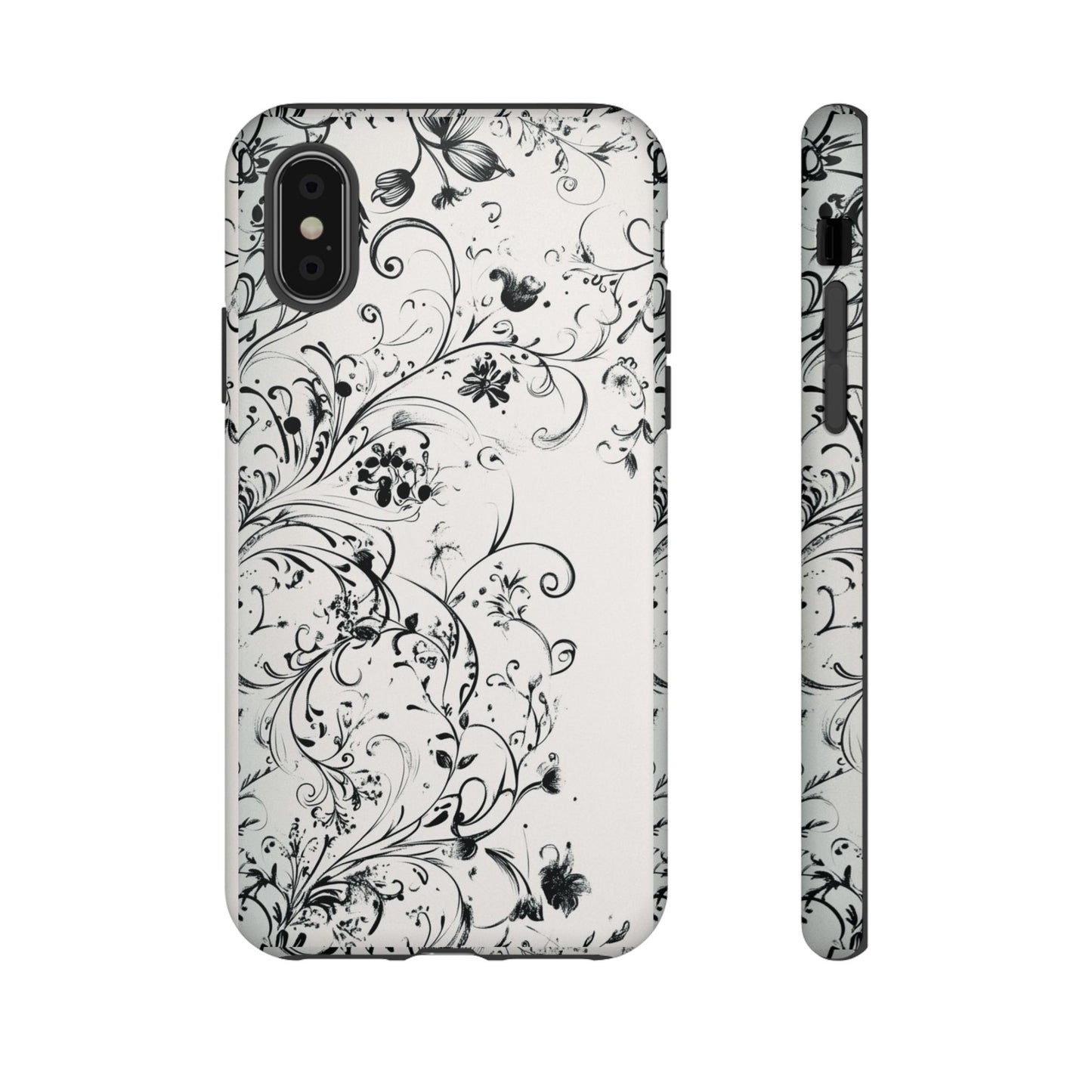 Floral Vine Tough Phone Case