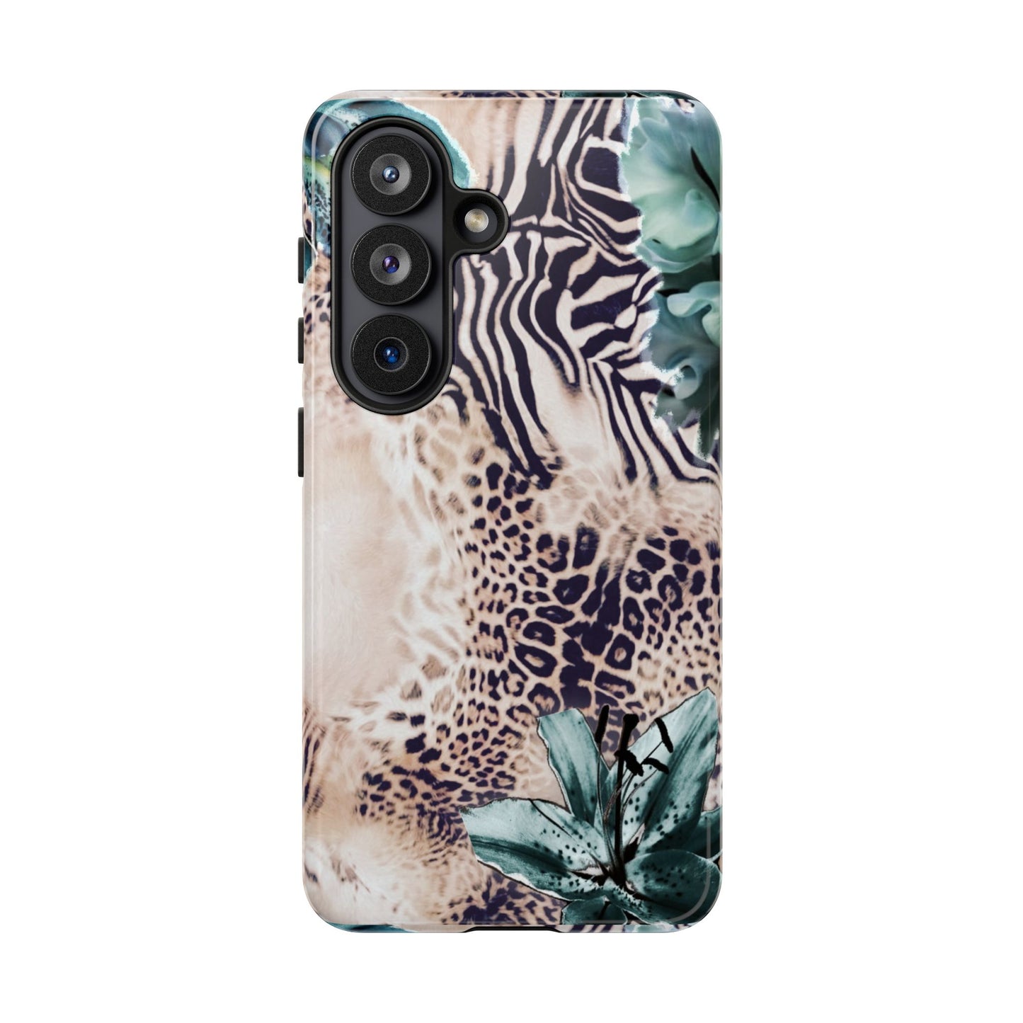 Tough Cases - Tropical Leopard & Zebra Phone Case