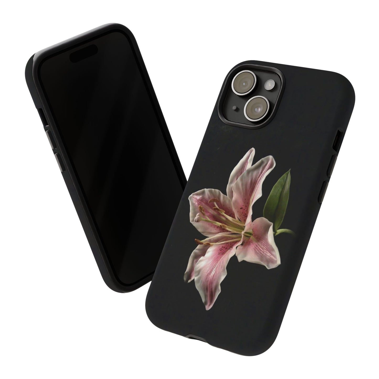 Pink Lily Tough Phone Case — Slim Protective Floral iPhone Cover