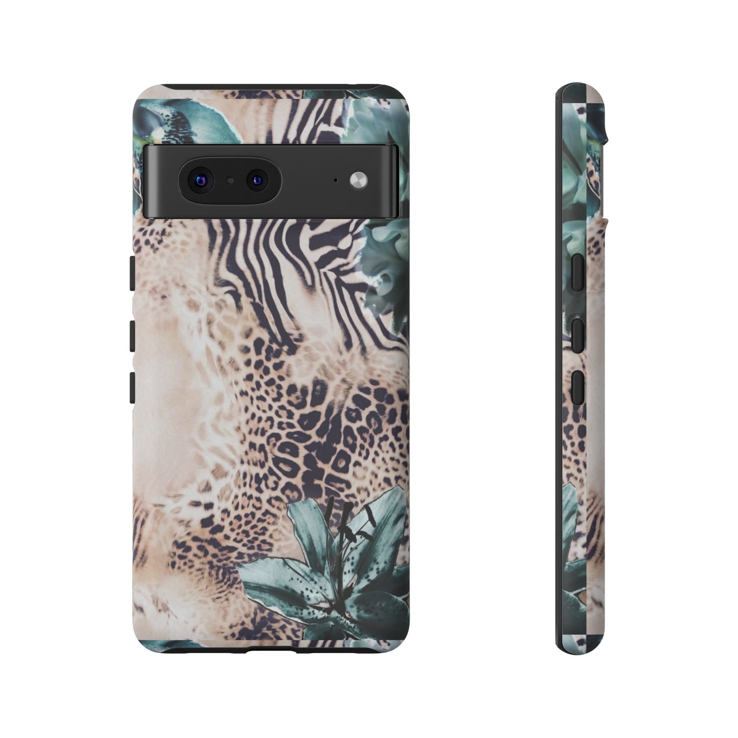 Tough Cases - Tropical Leopard & Zebra Phone Case