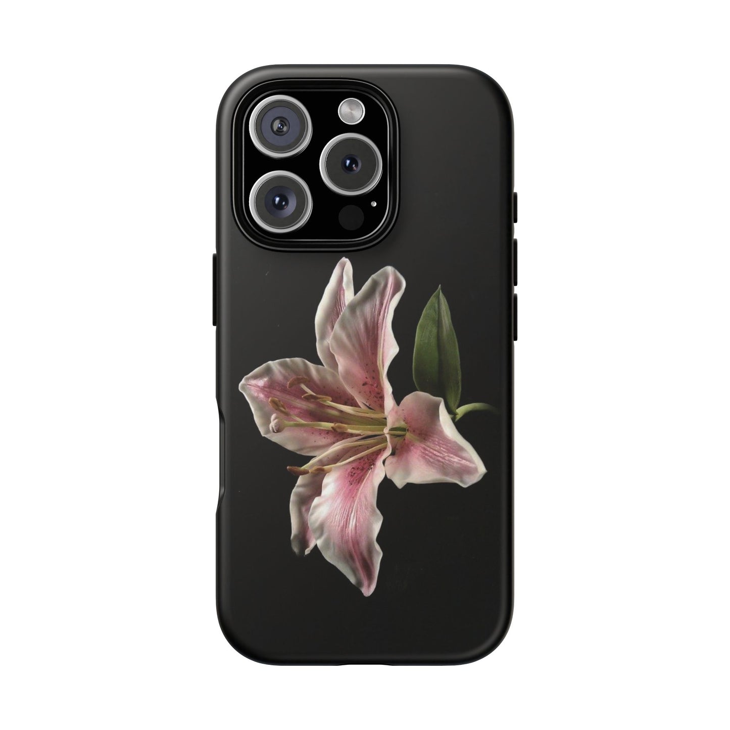 Pink Lily Tough Phone Case — Slim Protective Floral iPhone Cover