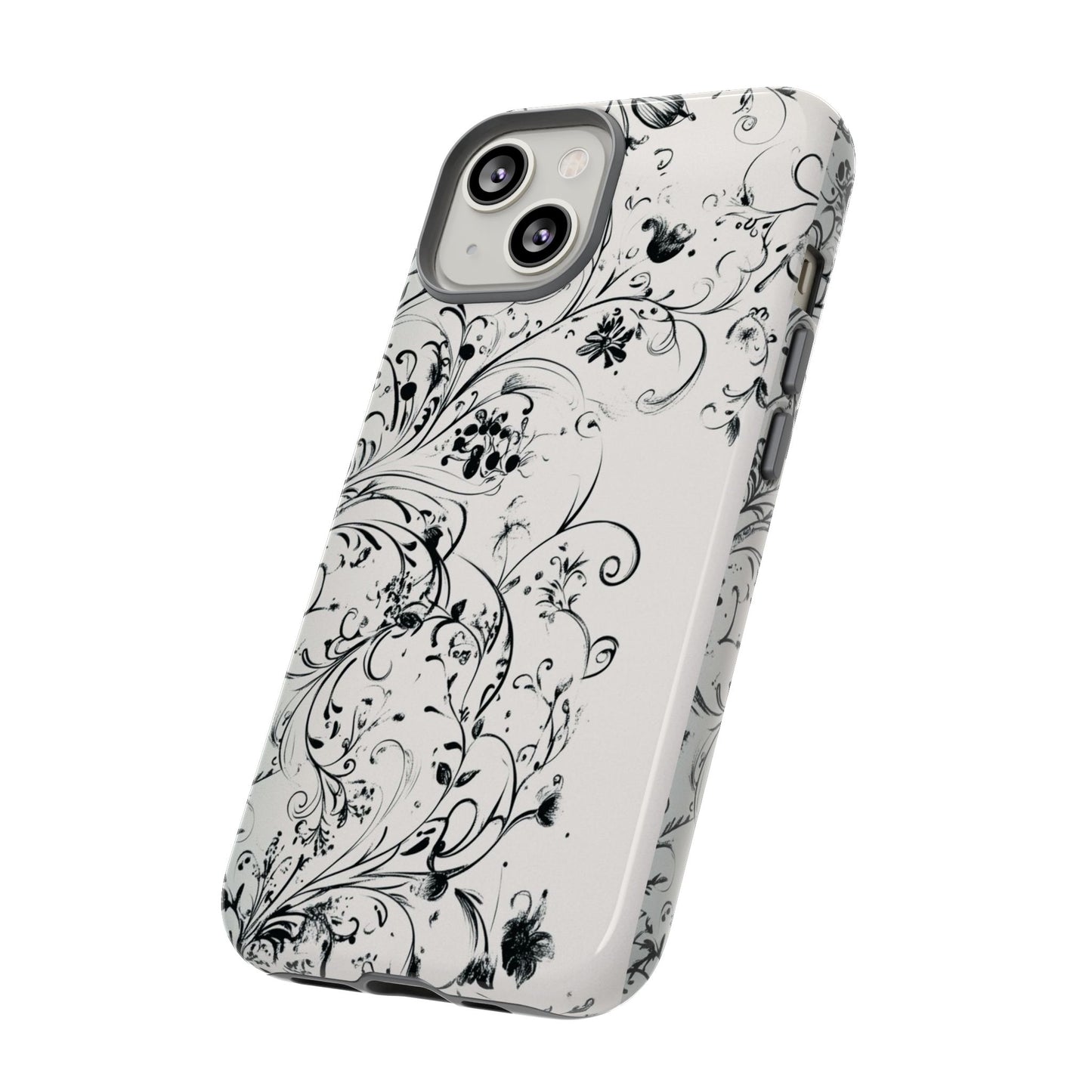 Floral Vine Tough Phone Case