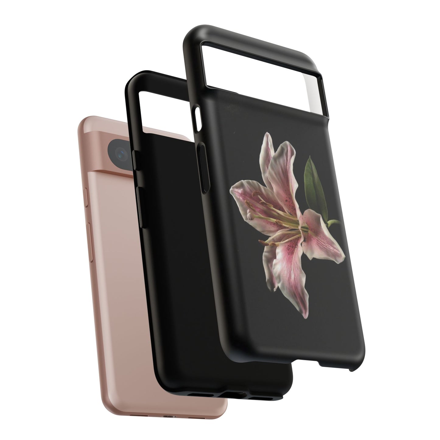 Pink Lily Tough Phone Case — Slim Protective Floral iPhone Cover