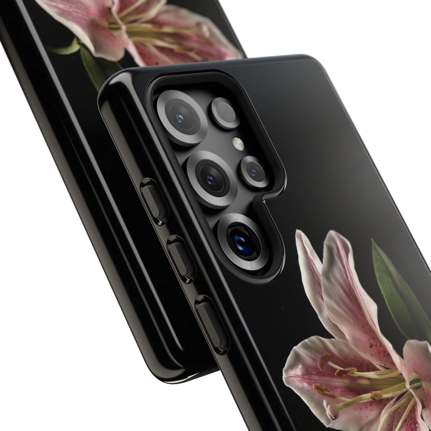 Pink Lily Tough Phone Case — Slim Protective Floral iPhone Cover