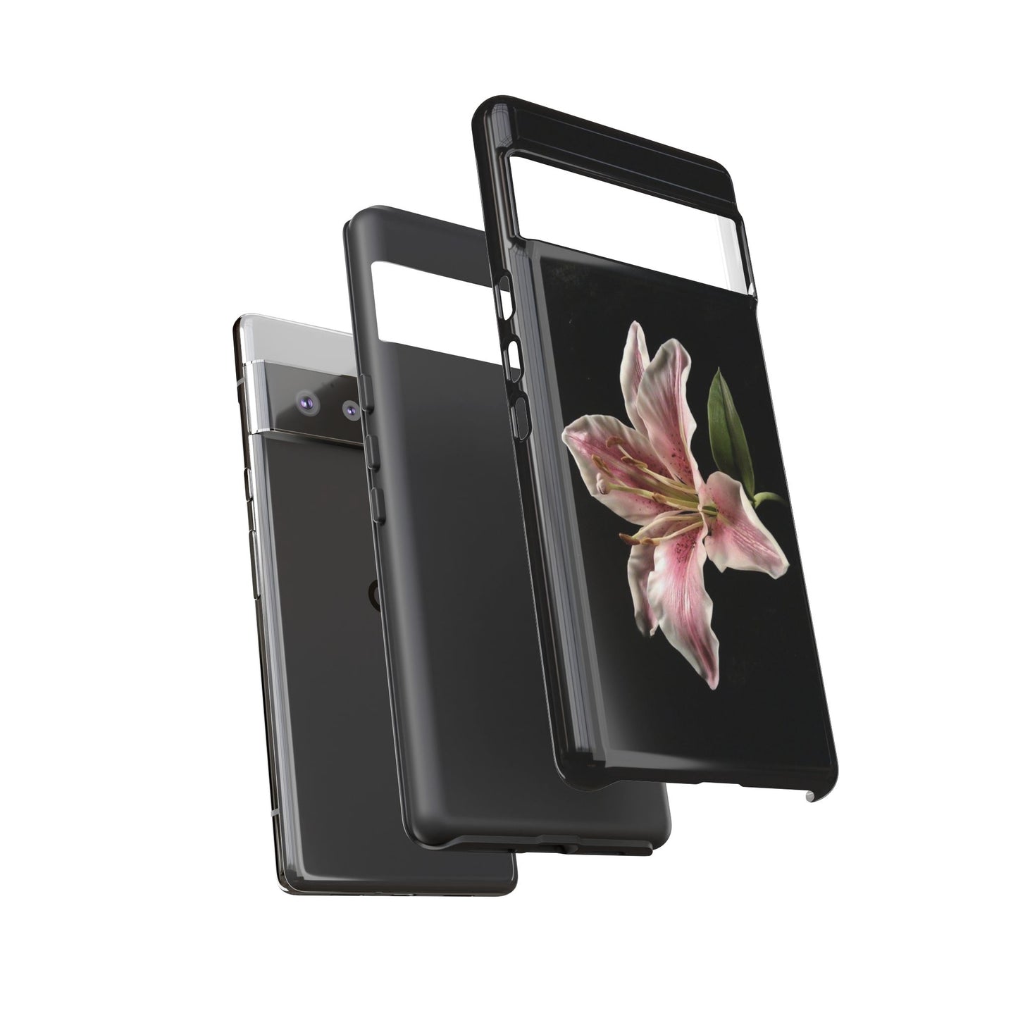 Pink Lily Tough Phone Case — Slim Protective Floral iPhone Cover