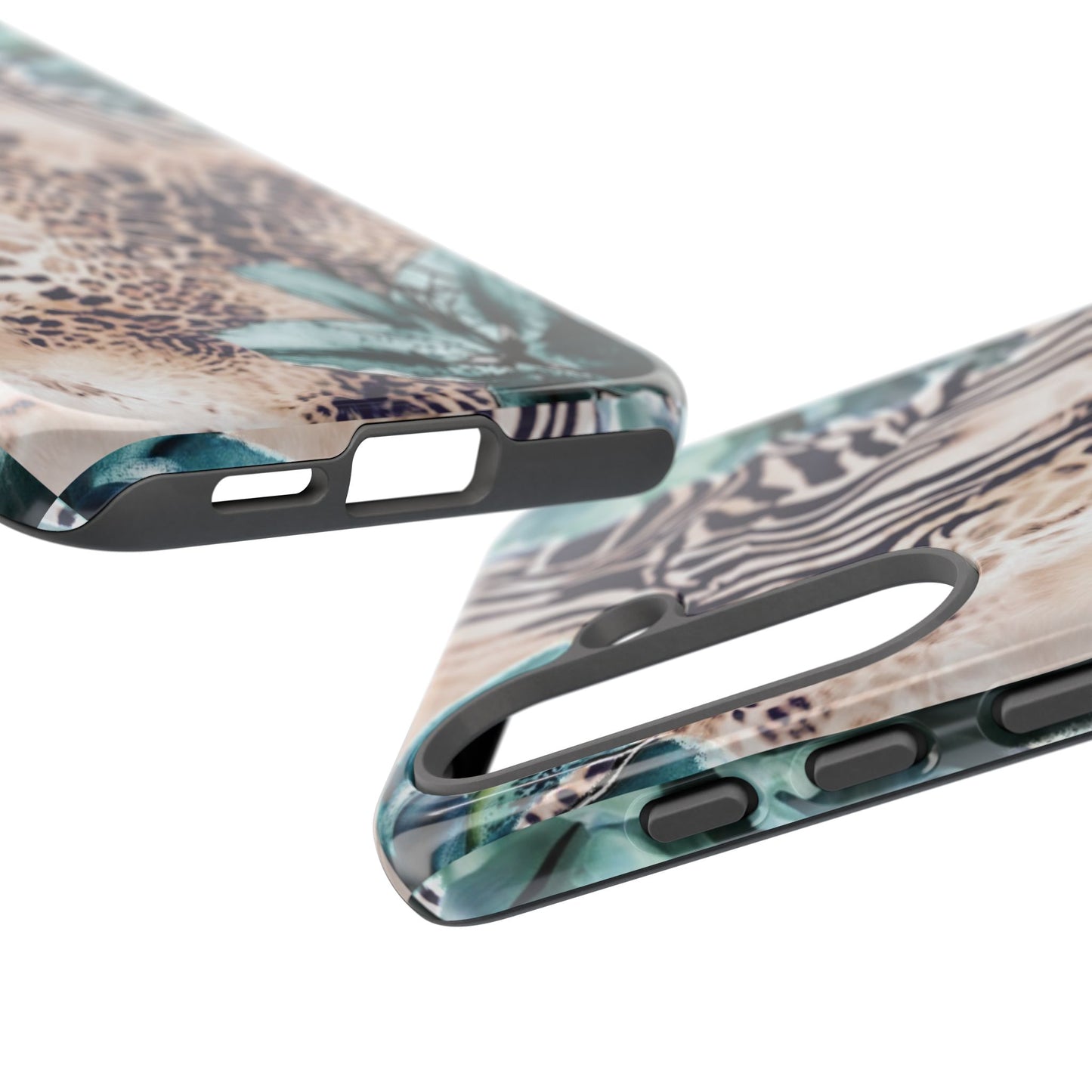Tough Cases - Tropical Leopard & Zebra Phone Case
