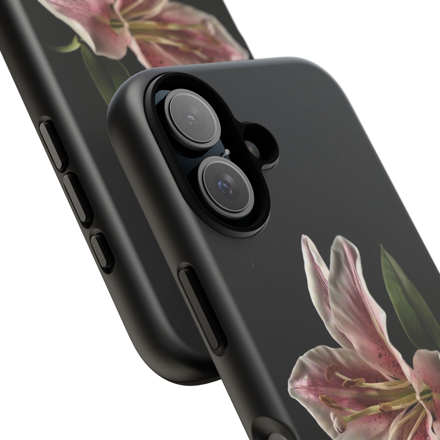 Pink Lily Tough Phone Case — Slim Protective Floral iPhone Cover