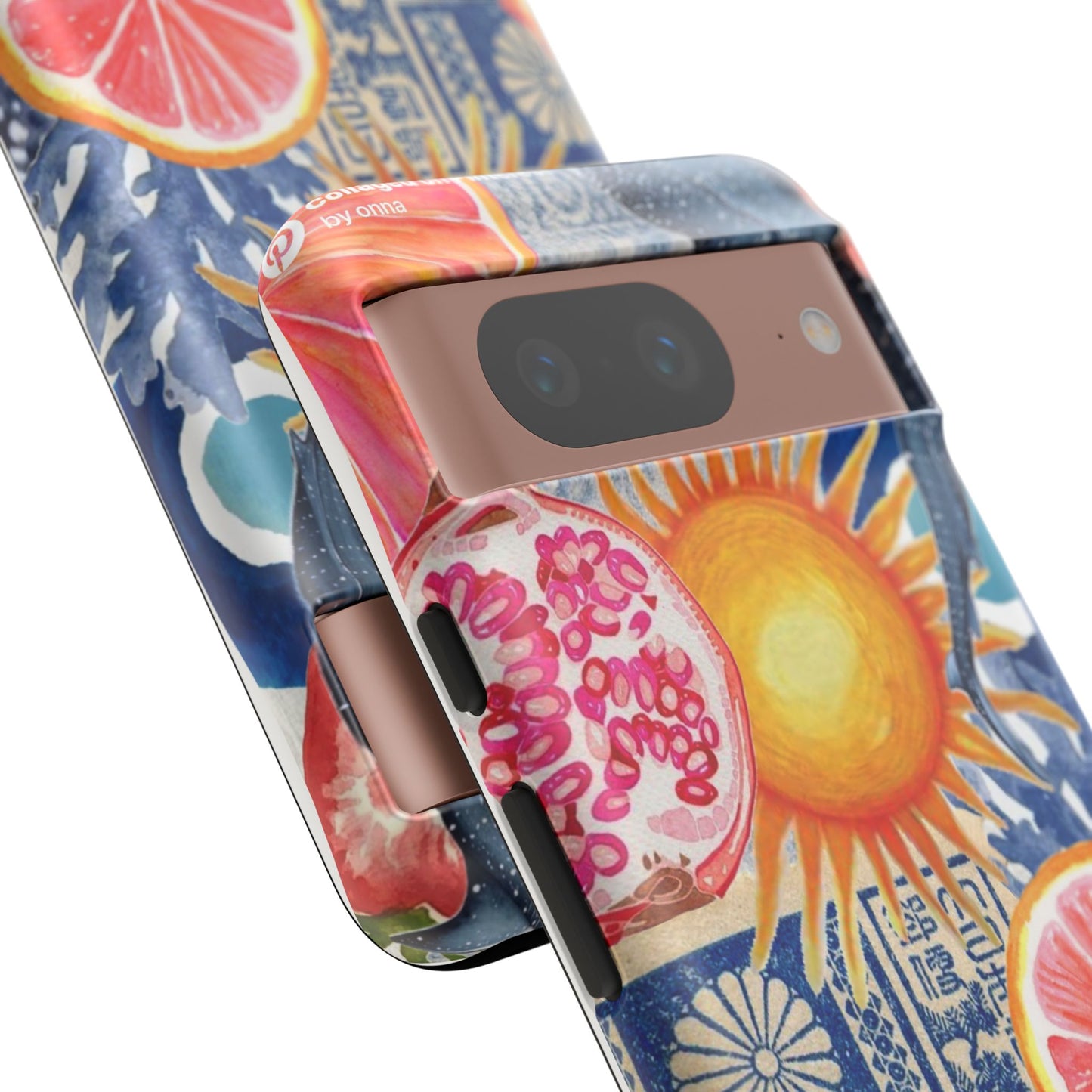 Tough Cases — Tropical Citrus Sun & Dolphin Phone Case