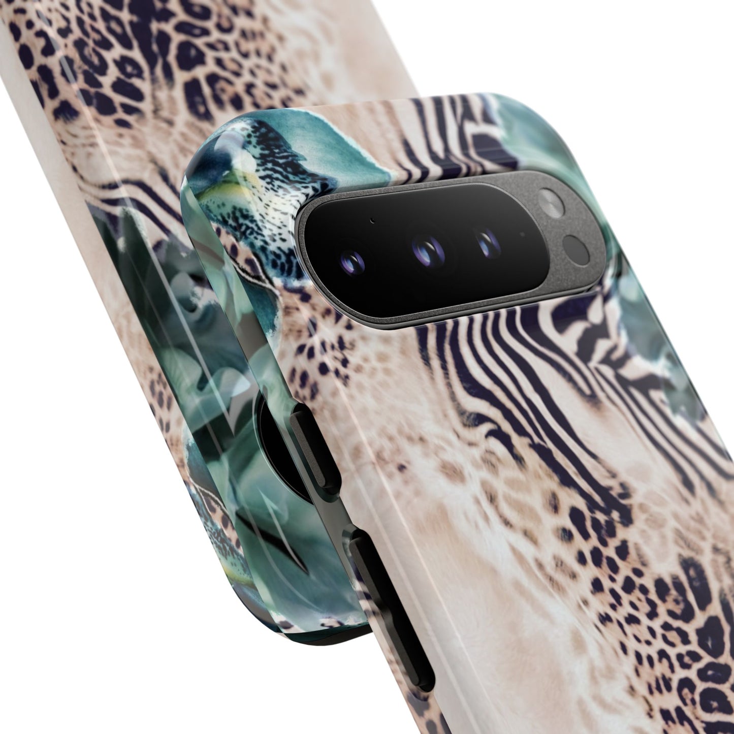 Tough Cases - Tropical Leopard & Zebra Phone Case
