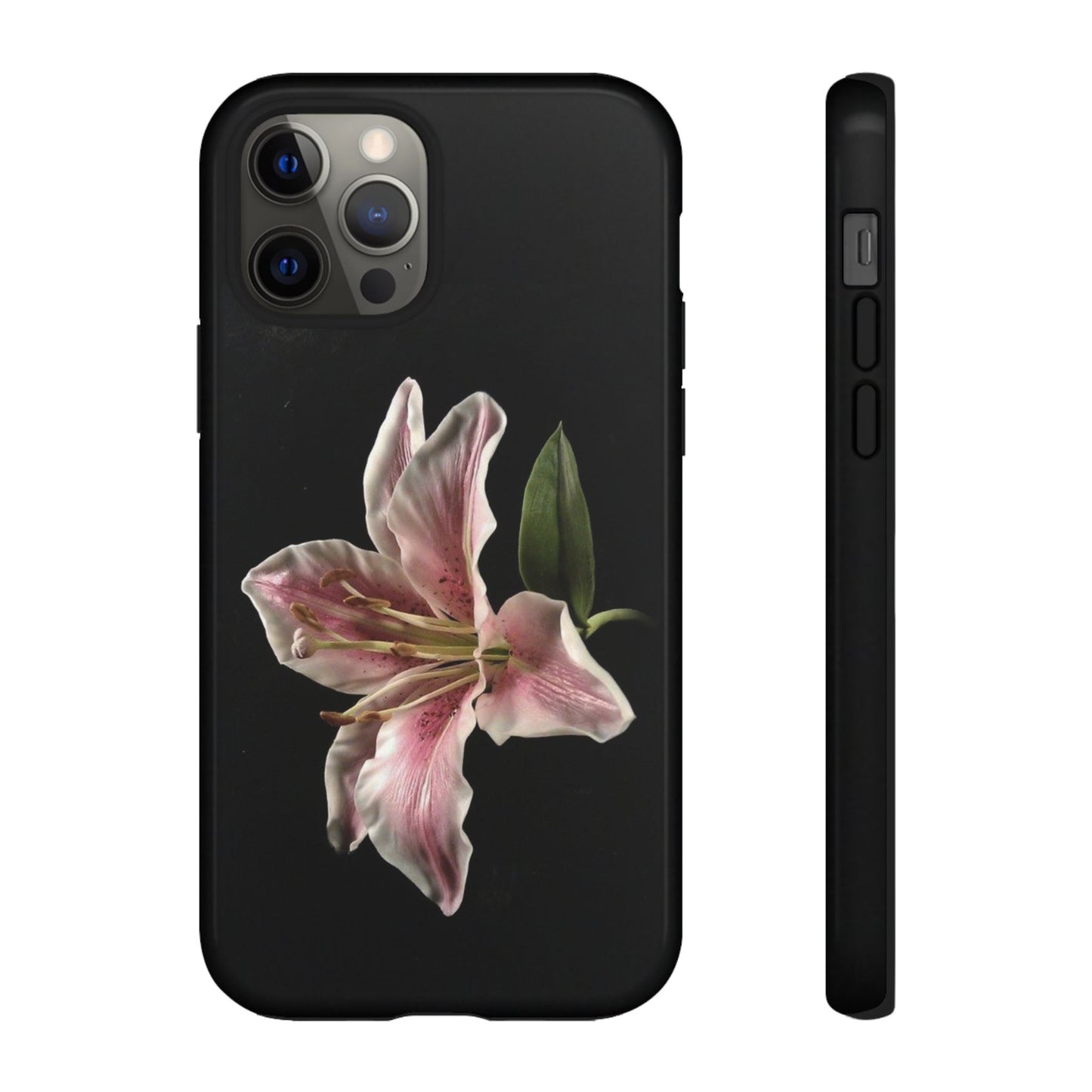 Pink Lily Tough Phone Case — Slim Protective Floral iPhone Cover