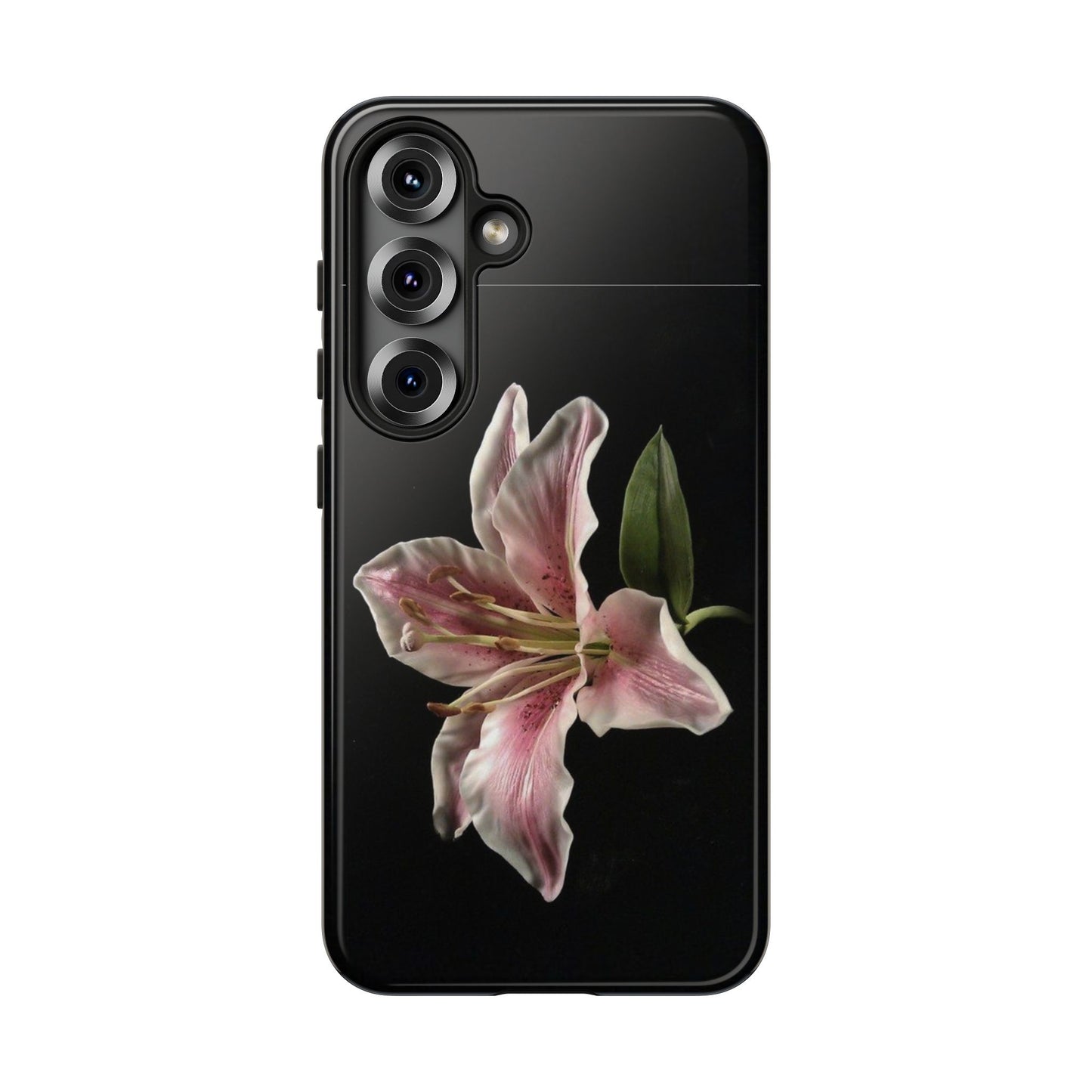 Pink Lily Tough Phone Case — Slim Protective Floral iPhone Cover
