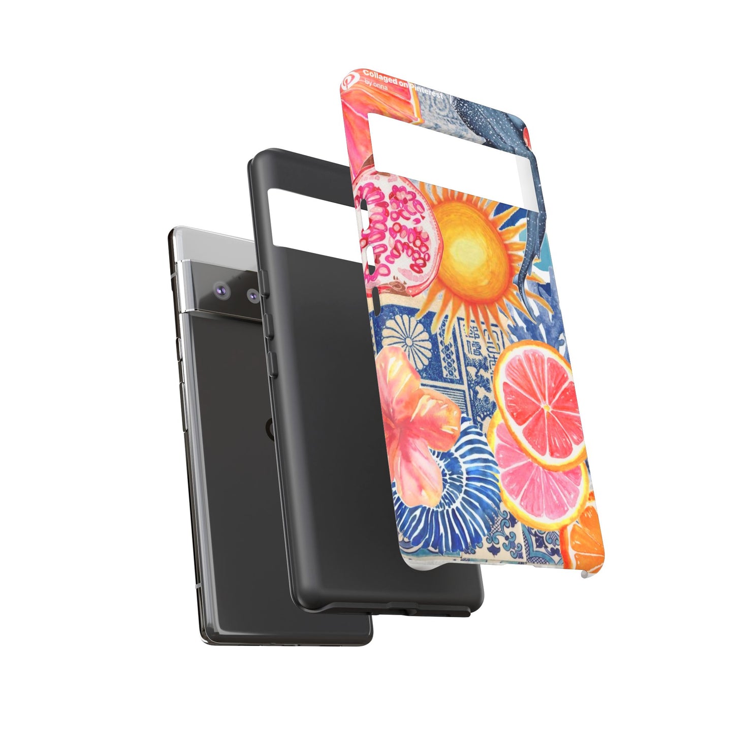 Tough Cases — Tropical Citrus Sun & Dolphin Phone Case