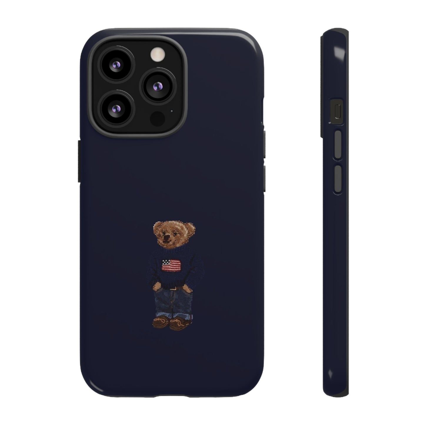 Patriotic Polo Bear Phone Case — Slim Tough Protective iPhone Cover
