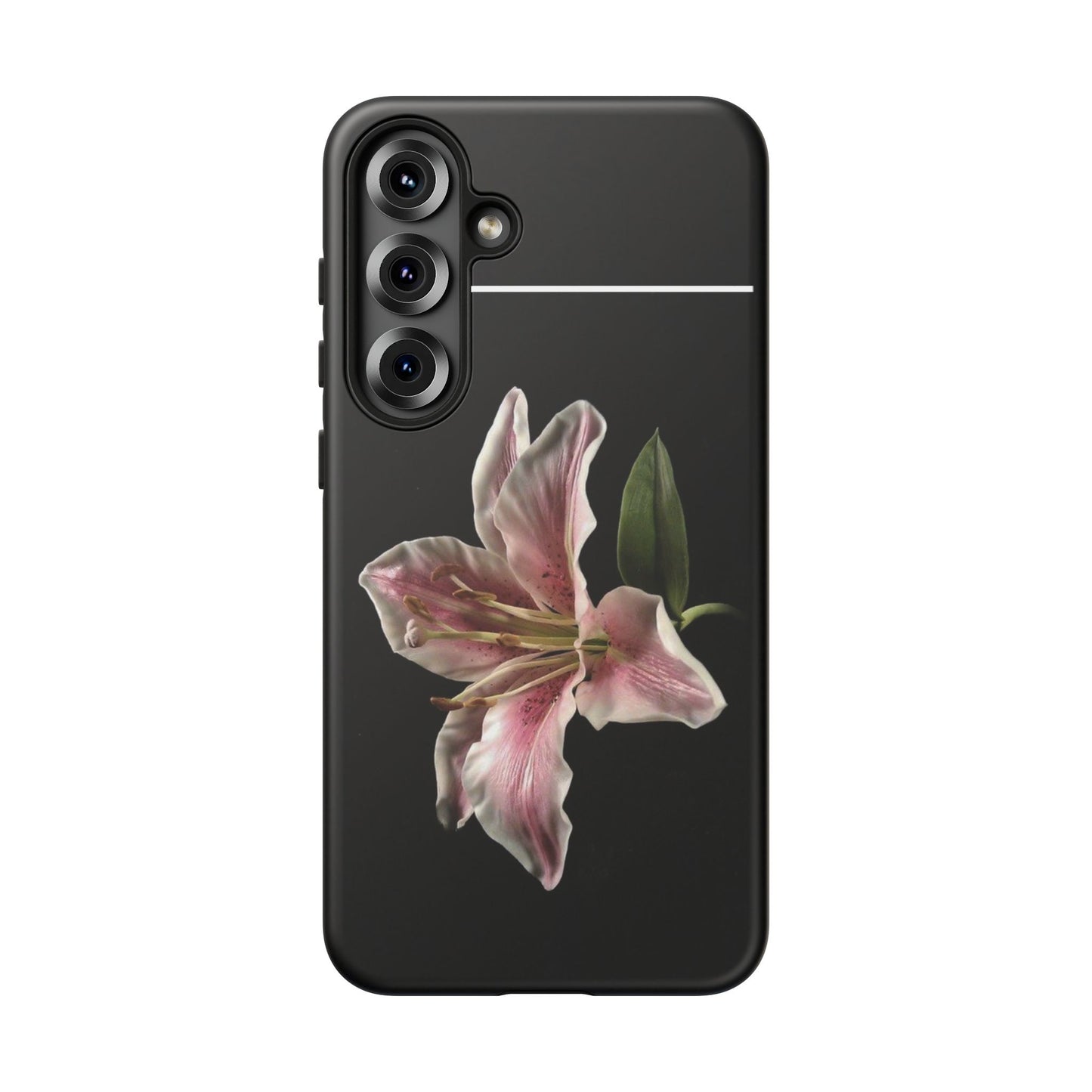 Pink Lily Tough Phone Case — Slim Protective Floral iPhone Cover