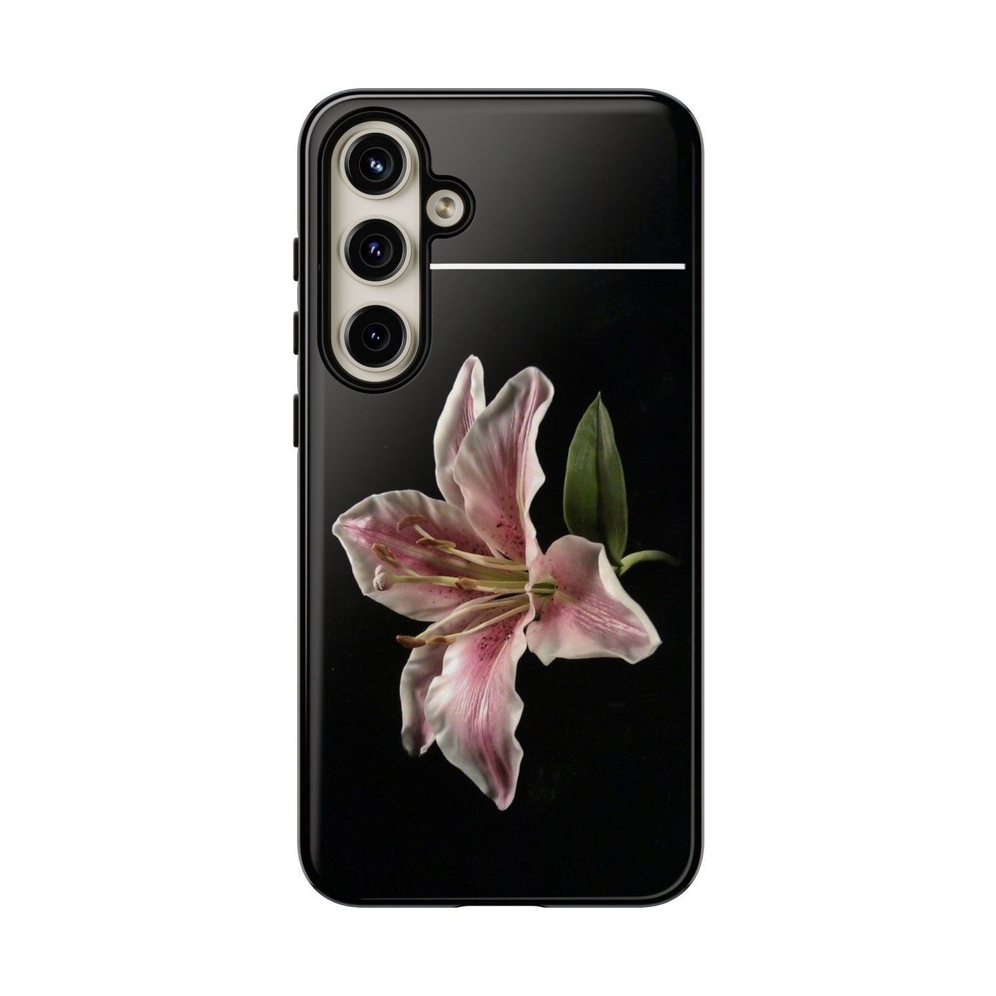 Pink Lily Tough Phone Case — Slim Protective Floral iPhone Cover