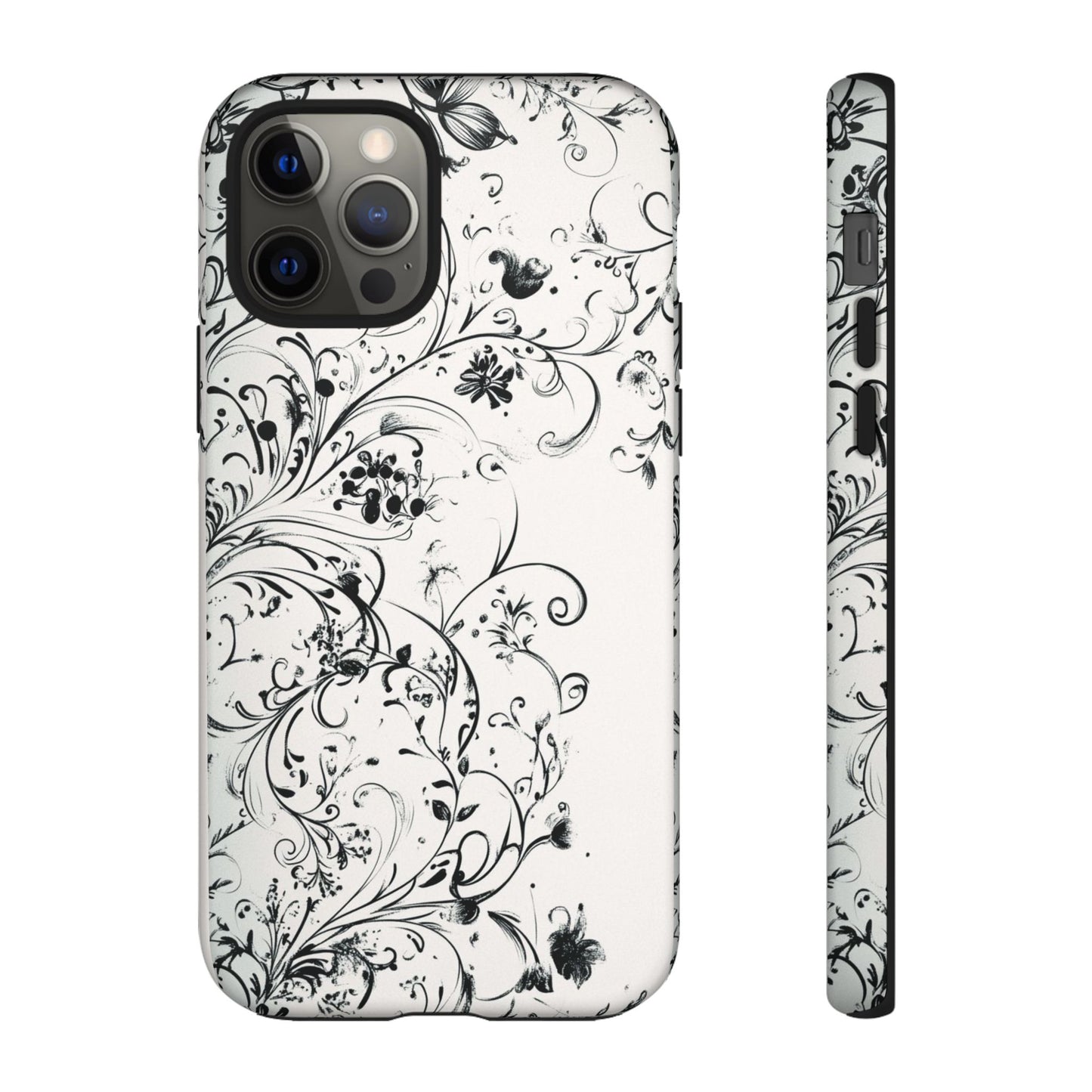 Floral Vine Tough Phone Case