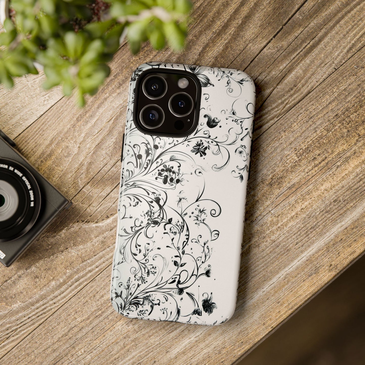 Floral Vine Tough Phone Case
