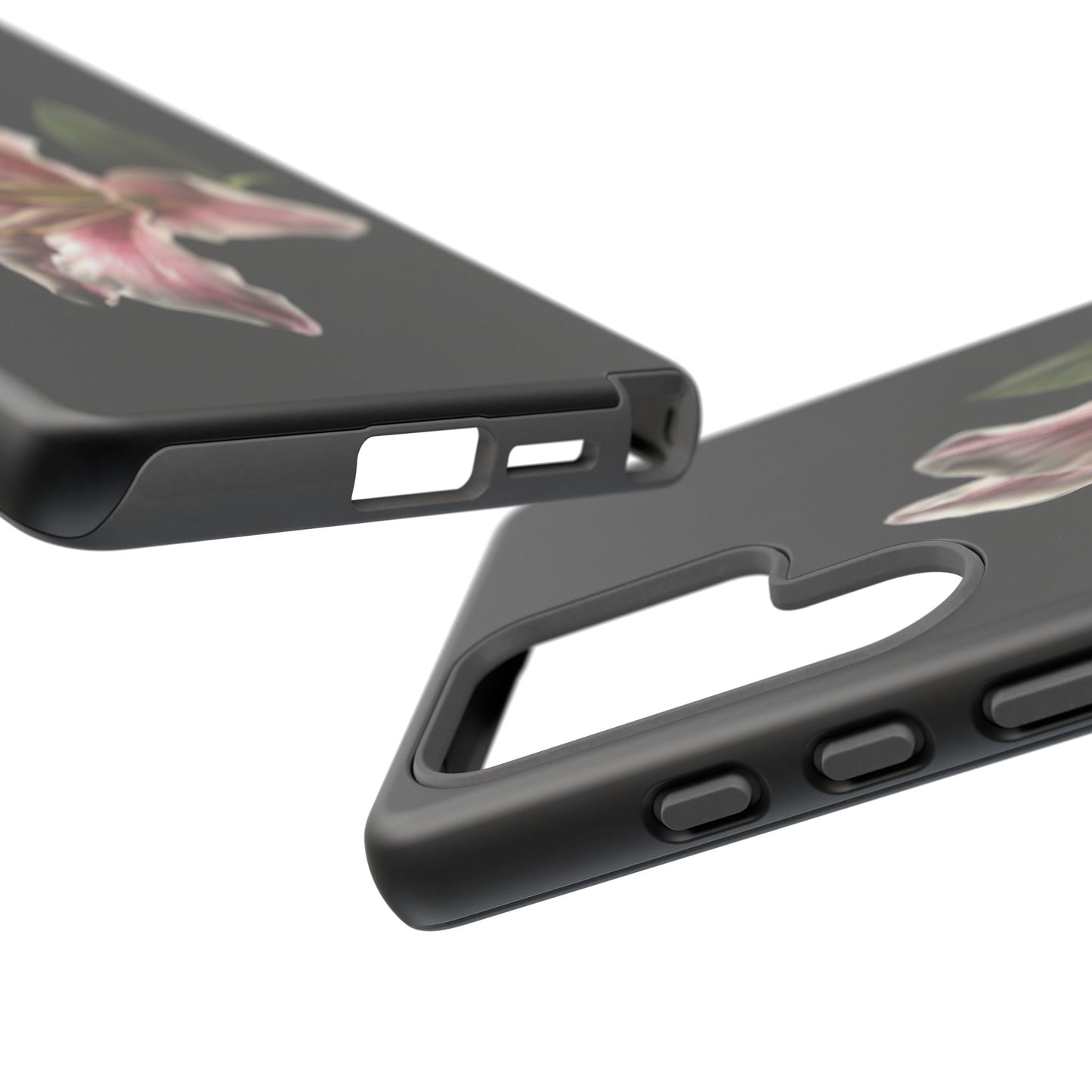 Pink Lily Tough Phone Case — Slim Protective Floral iPhone Cover