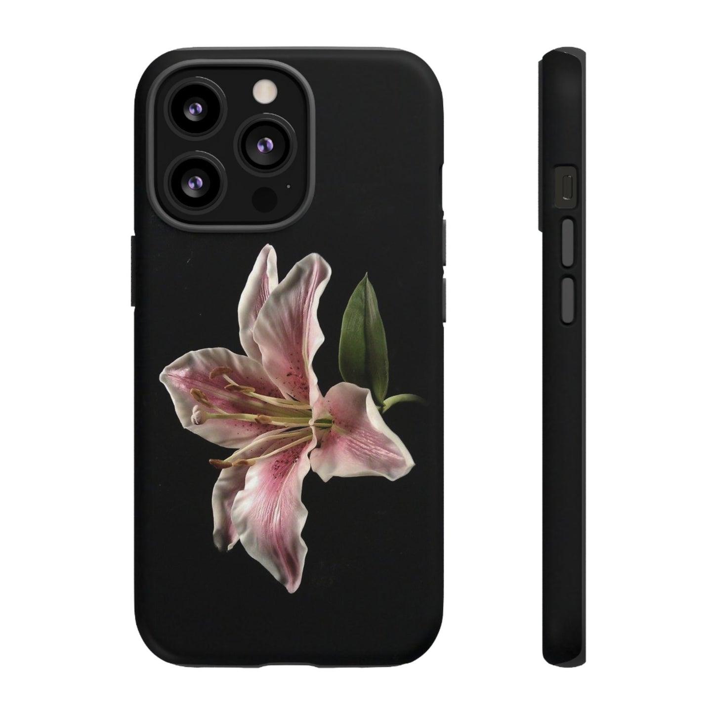 Pink Lily Tough Phone Case — Slim Protective Floral iPhone Cover