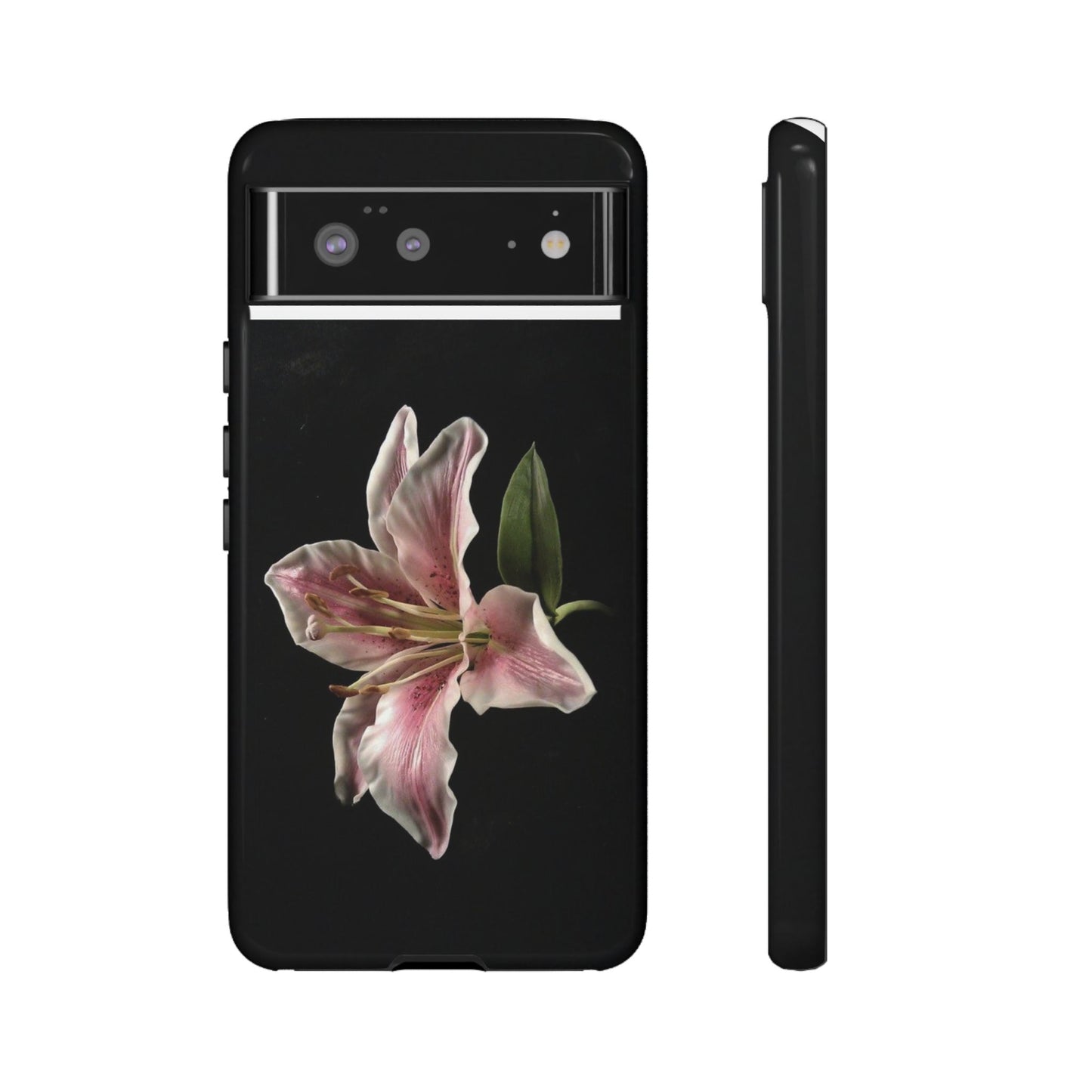 Pink Lily Tough Phone Case — Slim Protective Floral iPhone Cover