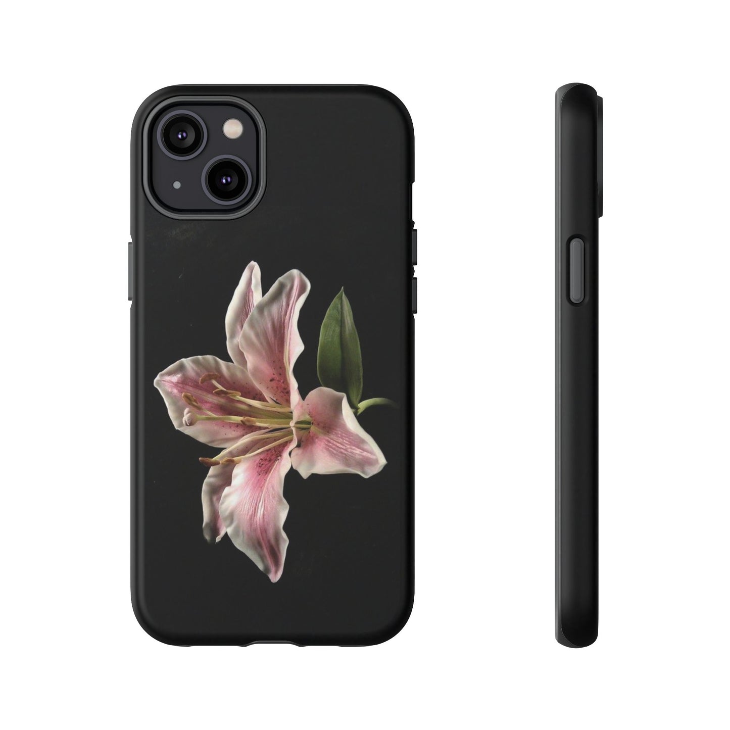 Pink Lily Tough Phone Case — Slim Protective Floral iPhone Cover