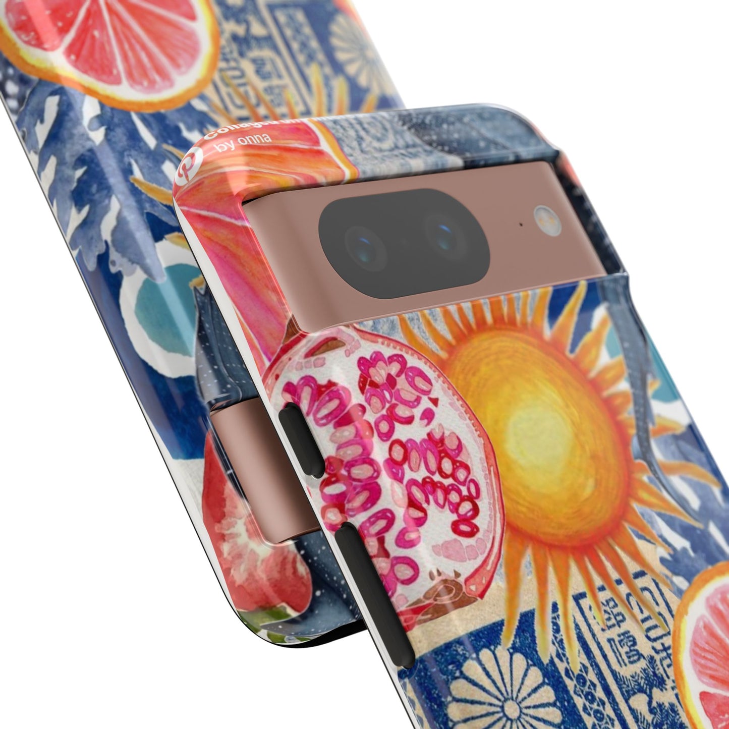 Tough Cases — Tropical Citrus Sun & Dolphin Phone Case
