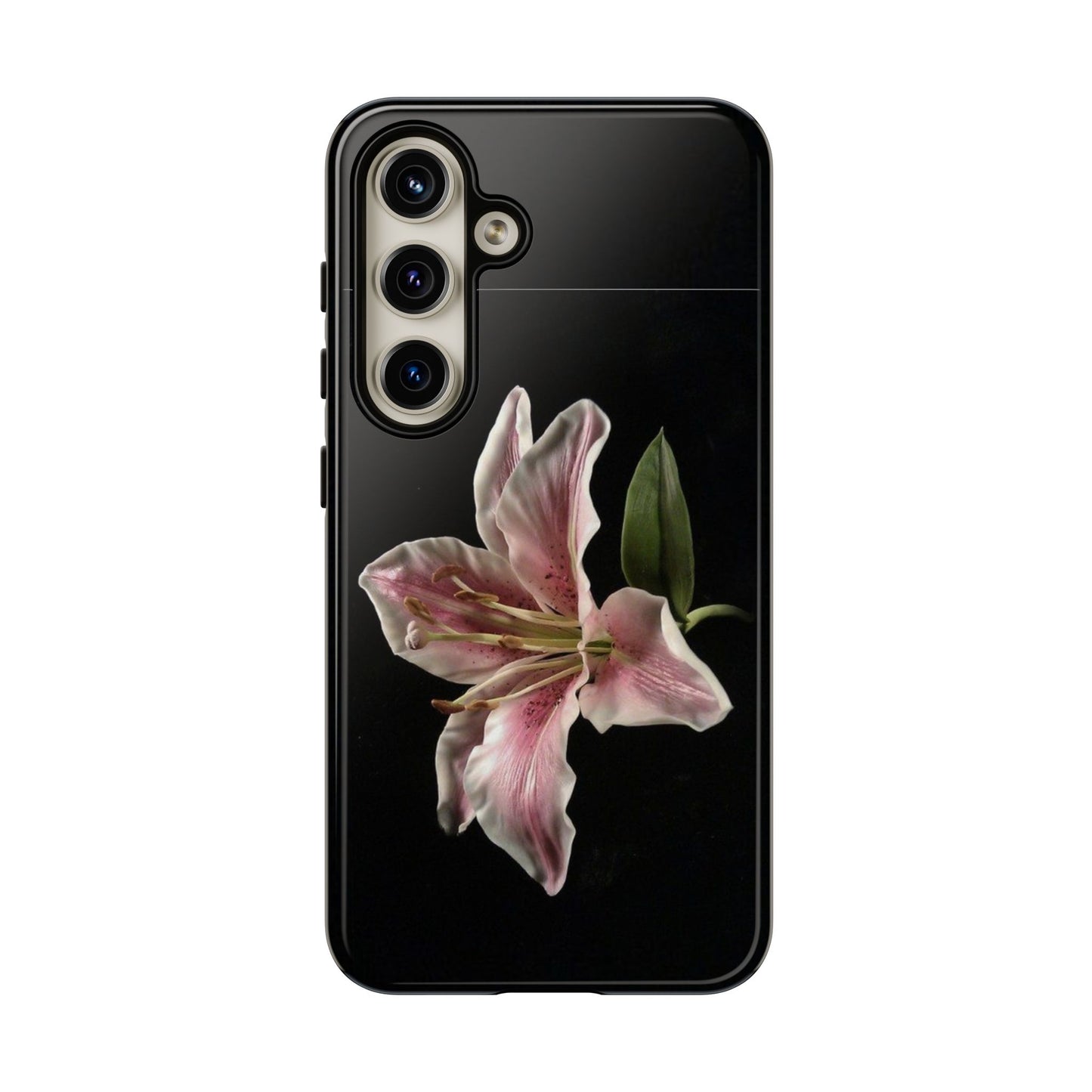 Pink Lily Tough Phone Case — Slim Protective Floral iPhone Cover