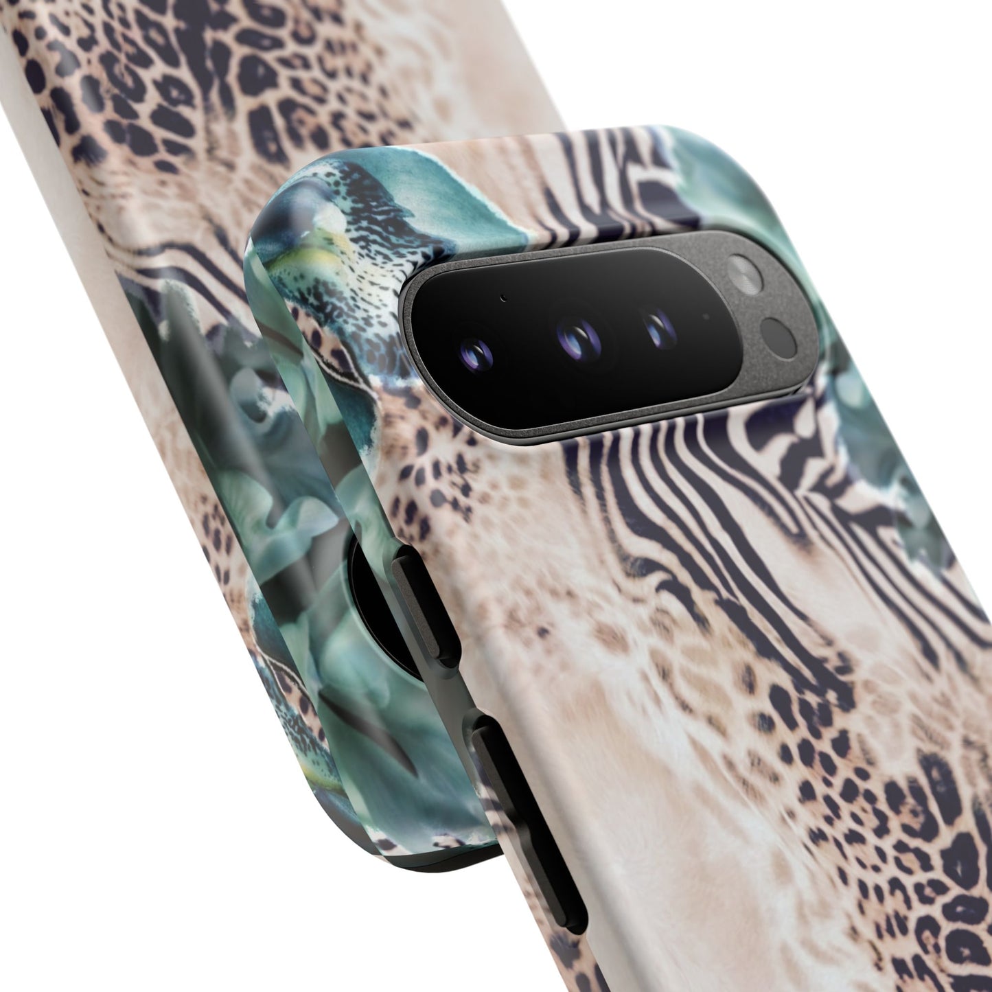 Tough Cases - Tropical Leopard & Zebra Phone Case