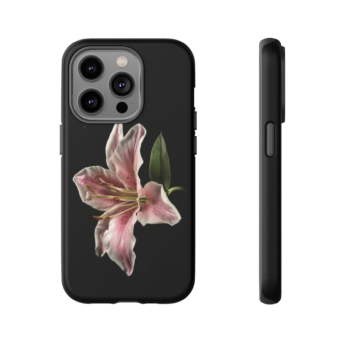 Pink Lily Tough Phone Case — Slim Protective Floral iPhone Cover